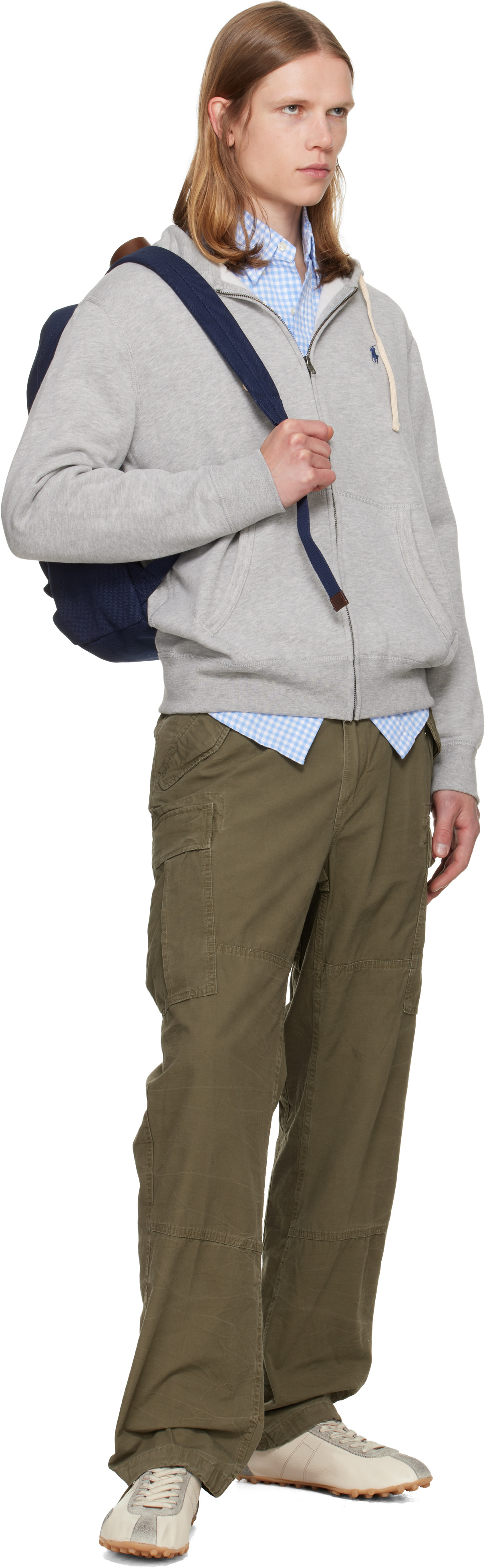 Polo Ralph Lauren: カーキ LW Rustic Canvas カーゴパンツ | SSENSE 日本