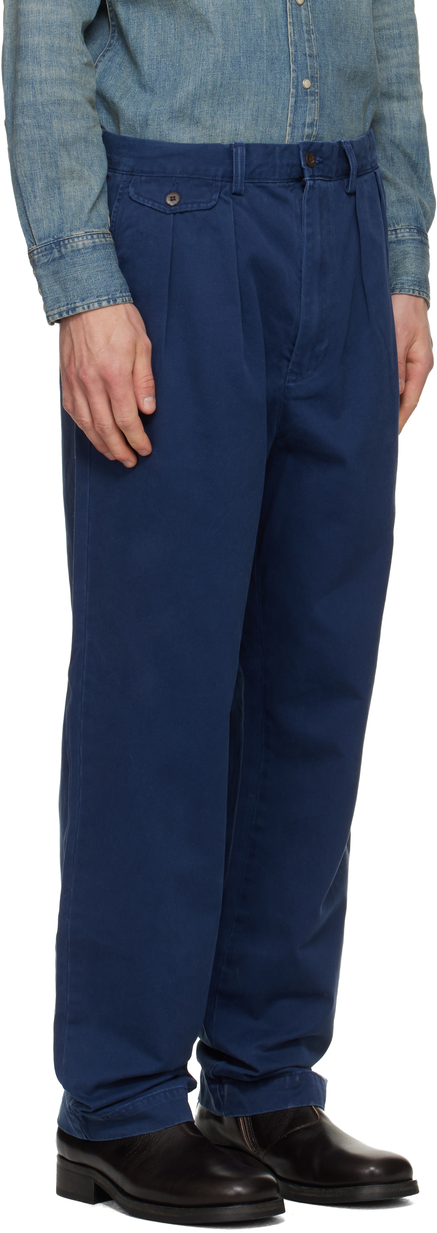 Polo Ralph Lauren: Navy Whitman Chino Trousers | SSENSE