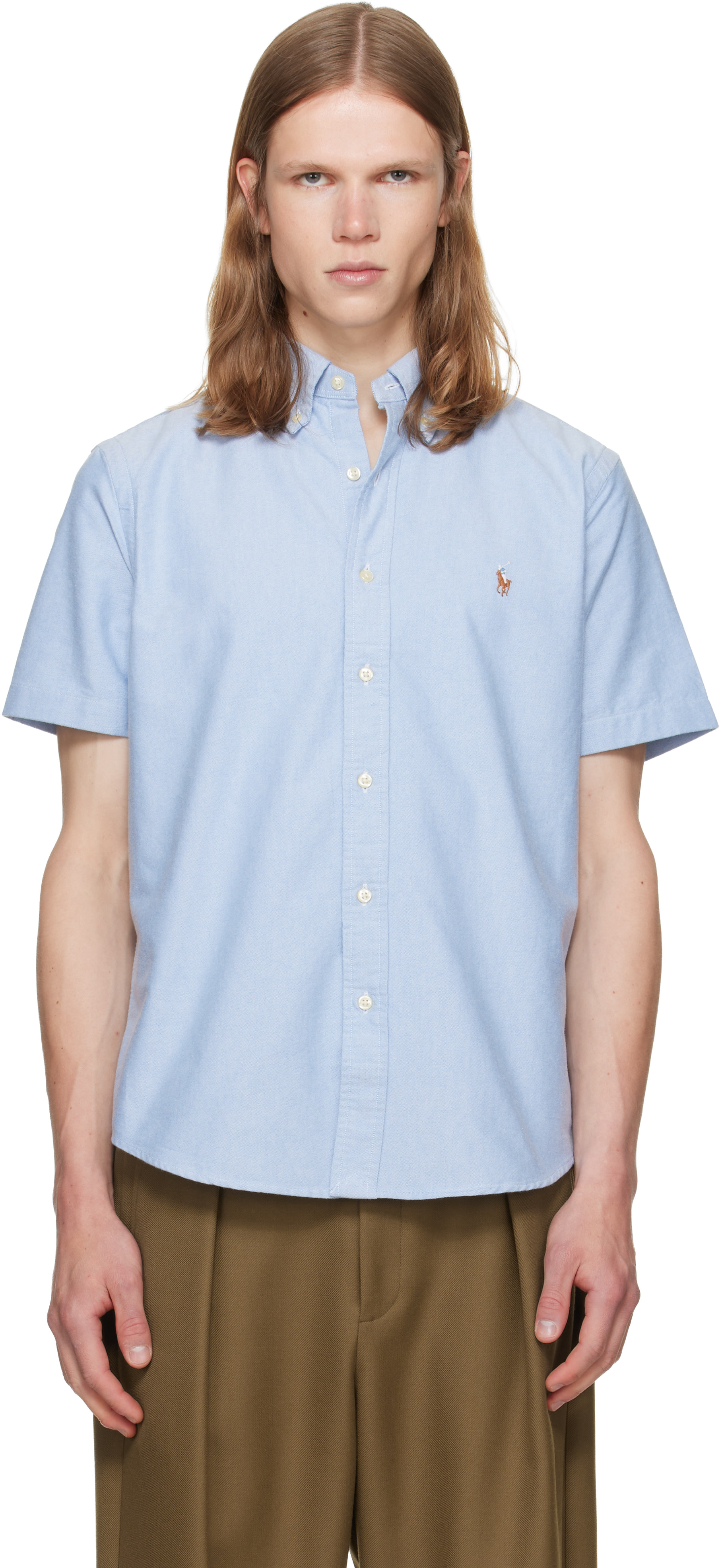 ralph lauren classic fit dress shirt Polo Ralph Lauren Men's Pinpoint Classic Button Down Shirt, White, 15 32/33, Cotton
