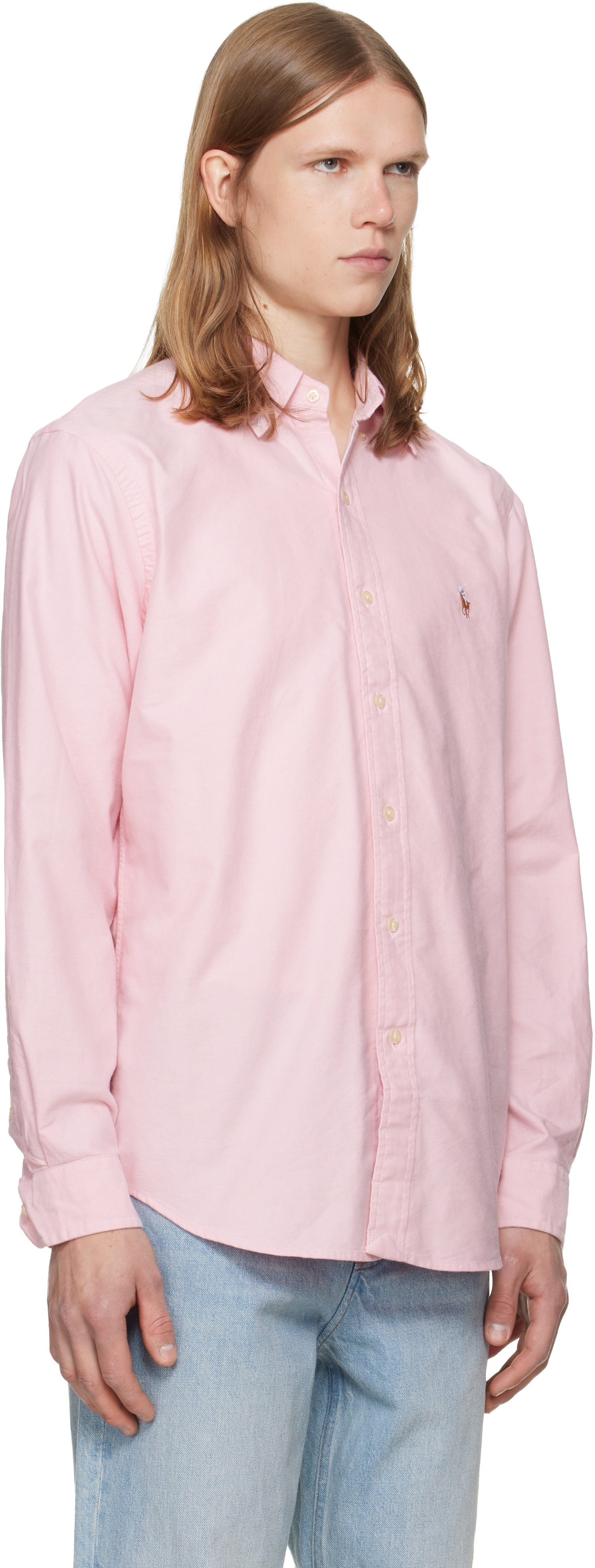 ralph lauren oxford dress pink POLO Ralph Lauren Oxford Pink Shirtdress
