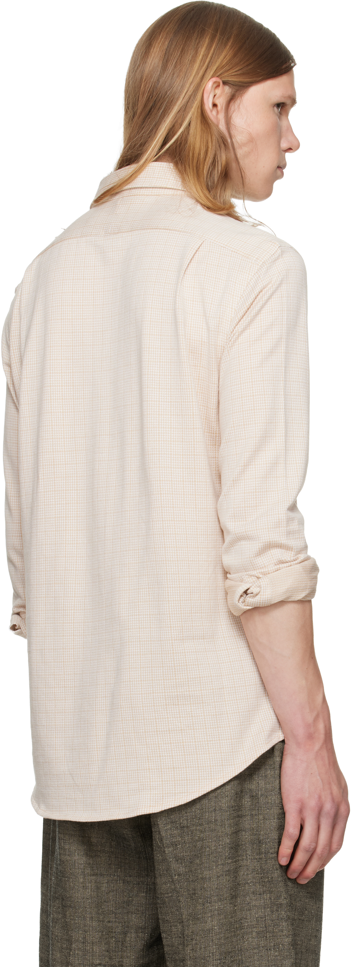 Polo Ralph Lauren: Beige Jersey Knit Long Sleeve Sport Shirt | SSENSE