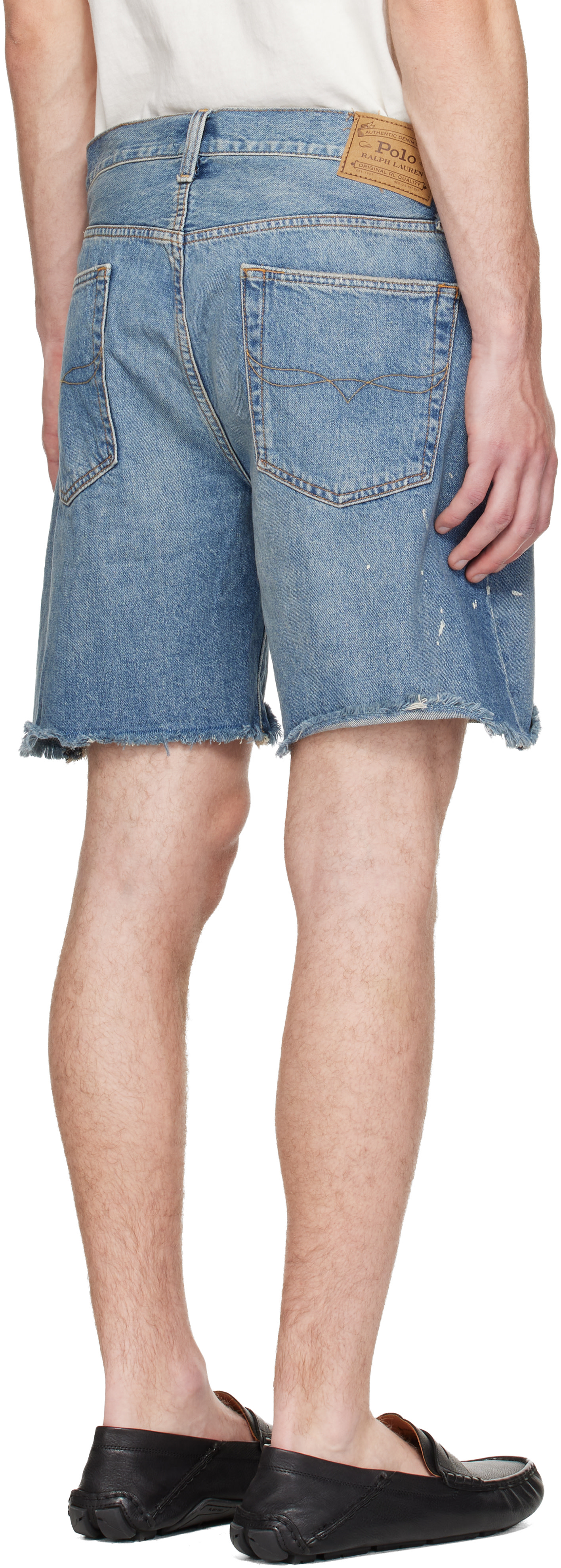 Polo Ralph Lauren: ブルー 8-Inch Vintage Classic Cutoff デニム