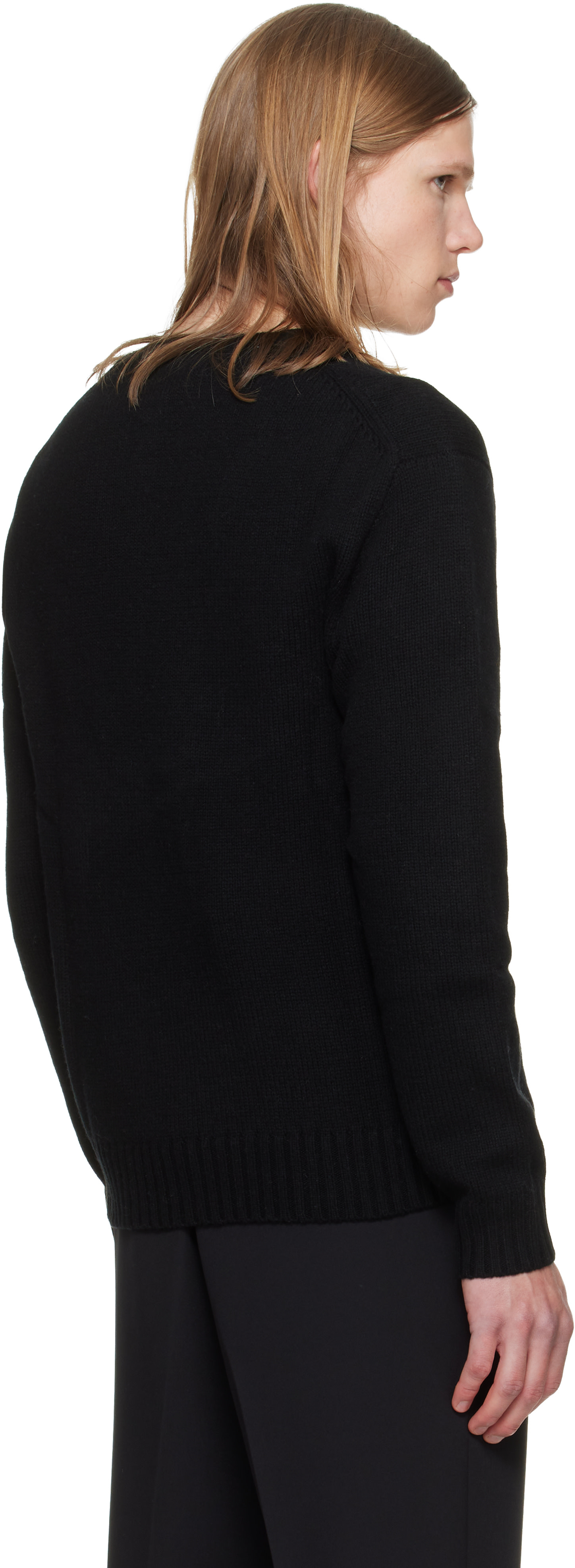 Polo Ralph Lauren - Pull noir à image à logo