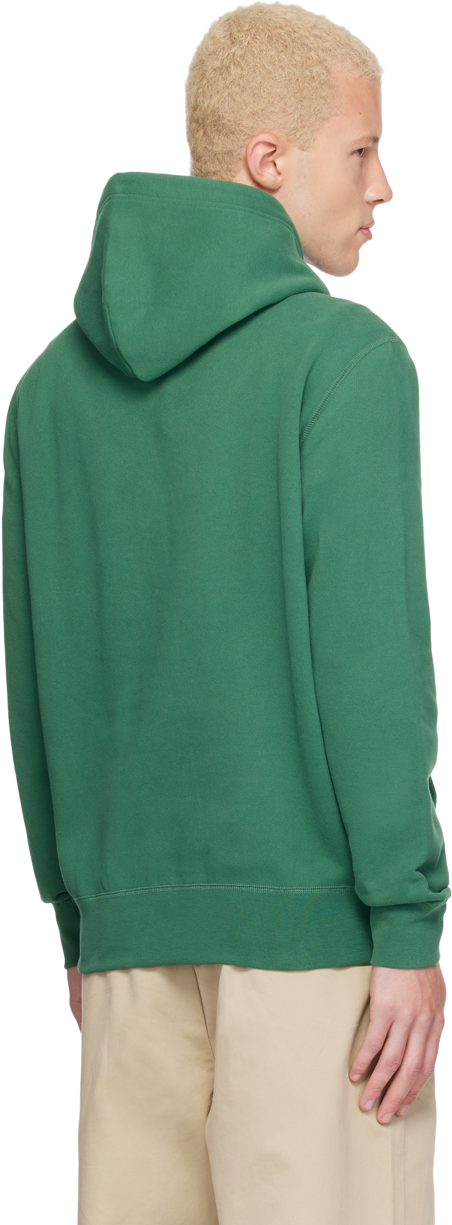 Polo Ralph Lauren - Pull à capuche vert en molleton