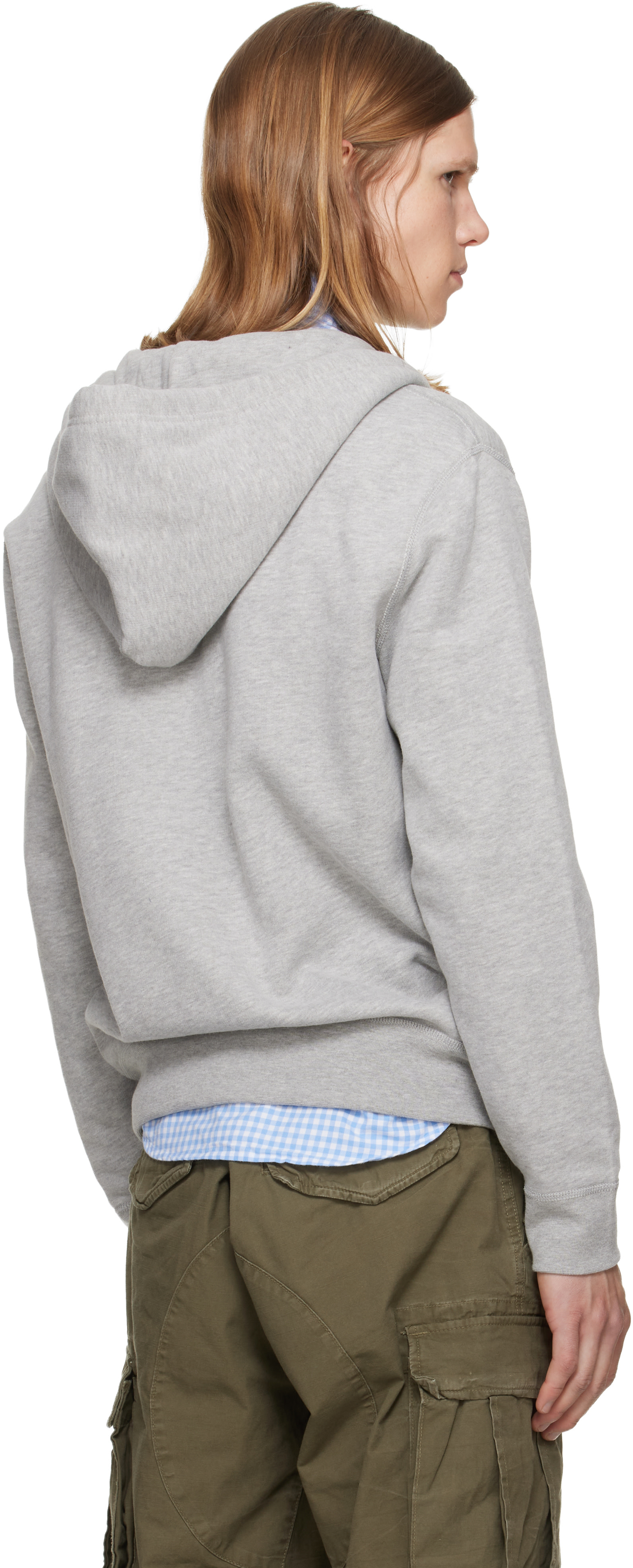 Polo Ralph Lauren: Gray Polo Zip Hoodie | SSENSE