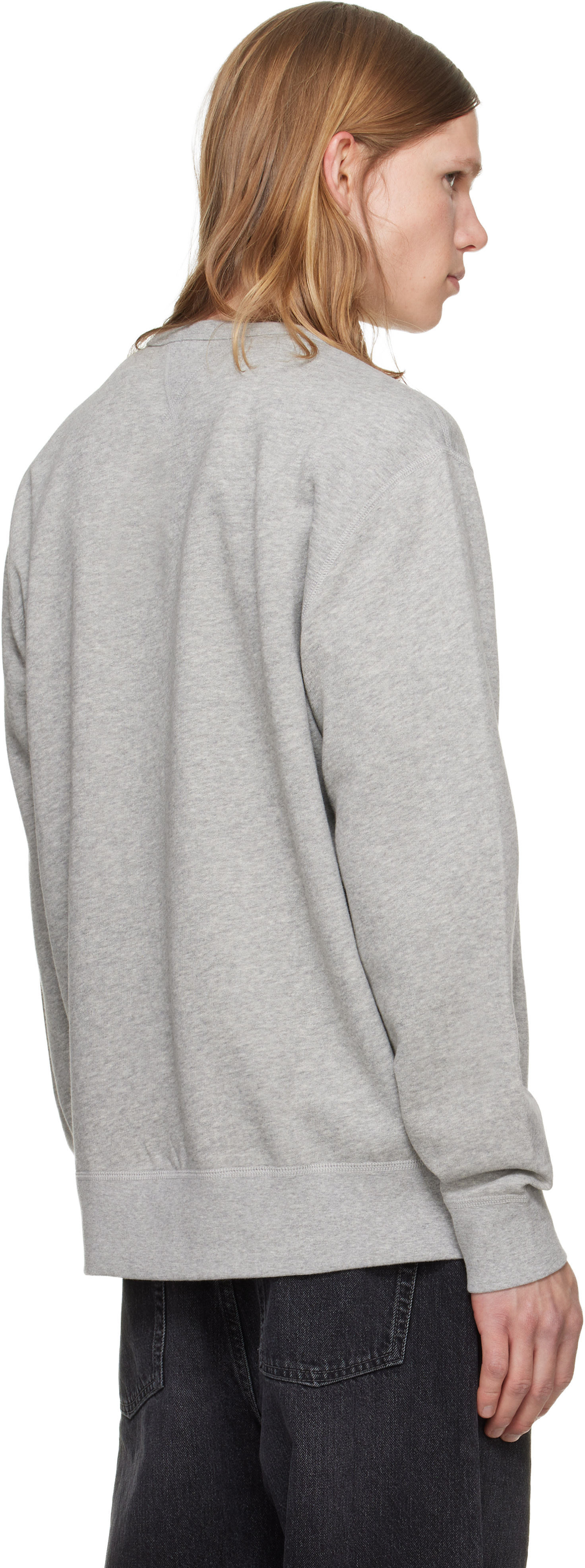Polo Ralph Lauren: Gray 'The RL Fleece' Sweatshirt | SSENSE
