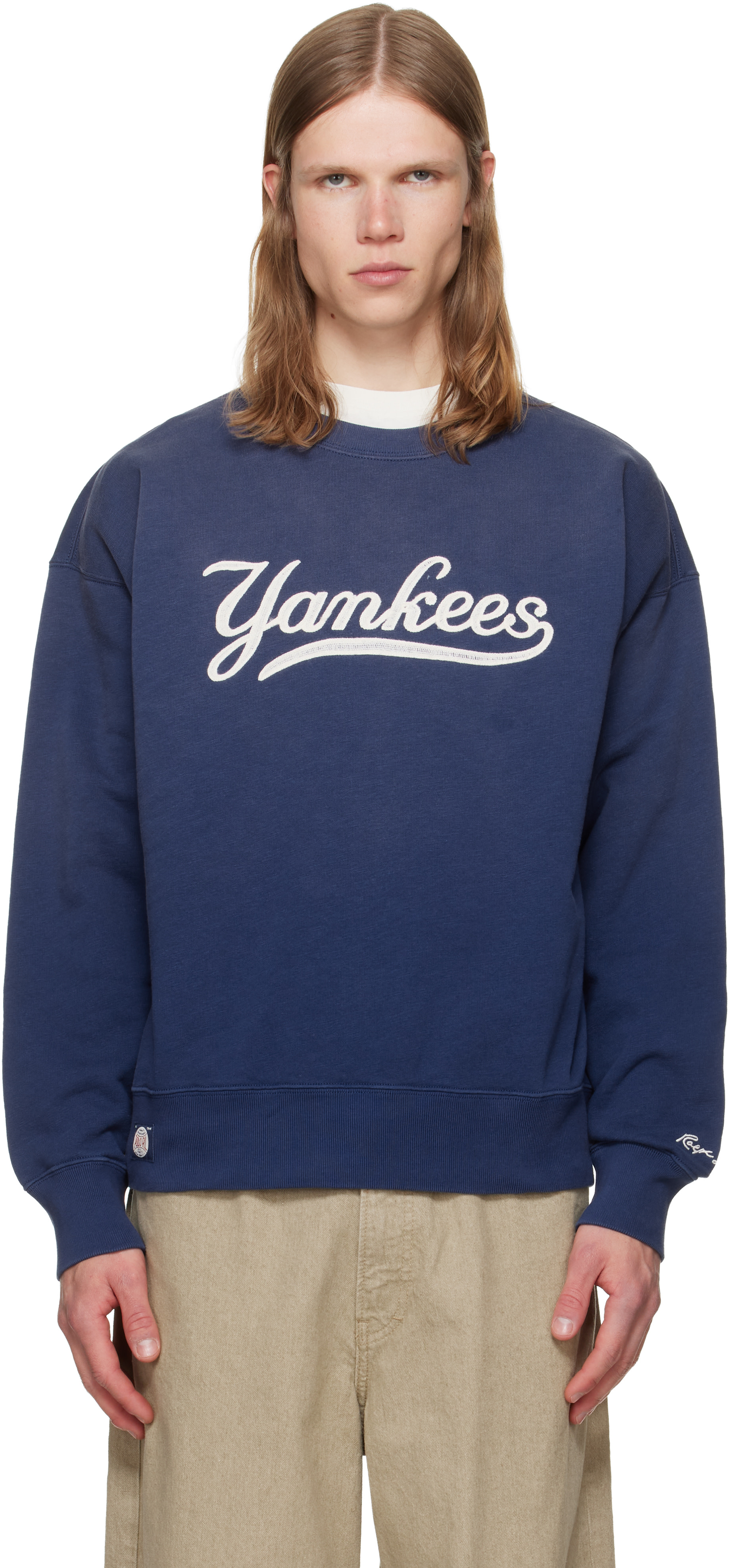 7／23までの販売です！Ralph Lauren MLB NY Yankees Polo Ralph Lauren: Navy MLB Edition 'Yankees' Sweatshirt | SSENSE