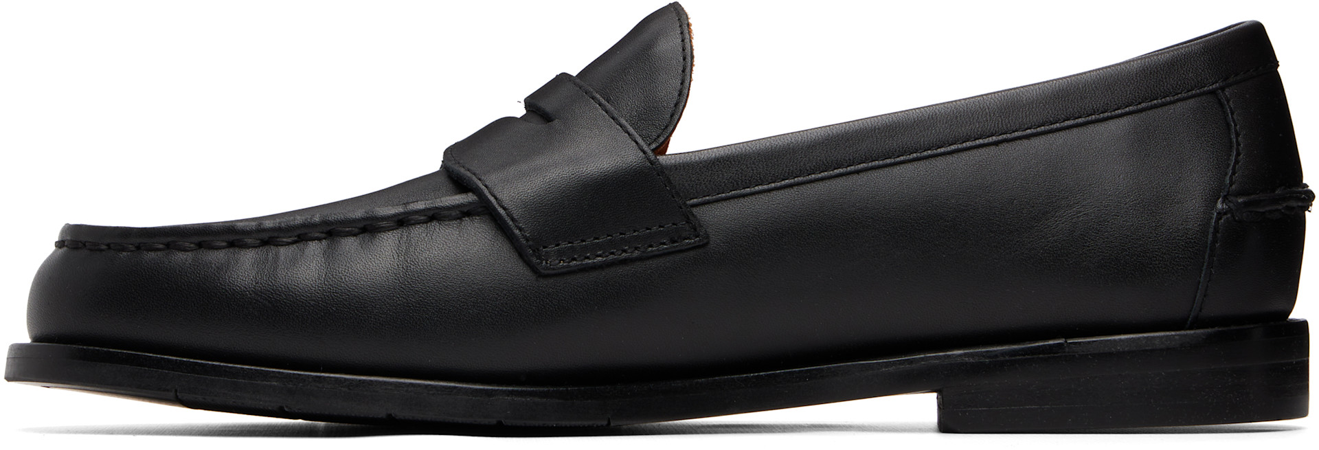 POLO RALPH LAUREN Men\'S Sz 11D Alston Leather Penny Loafers Black Dress shoes Polo Ralph Lauren Alston Penny Full-Grain Loafers | Saks  main image 2