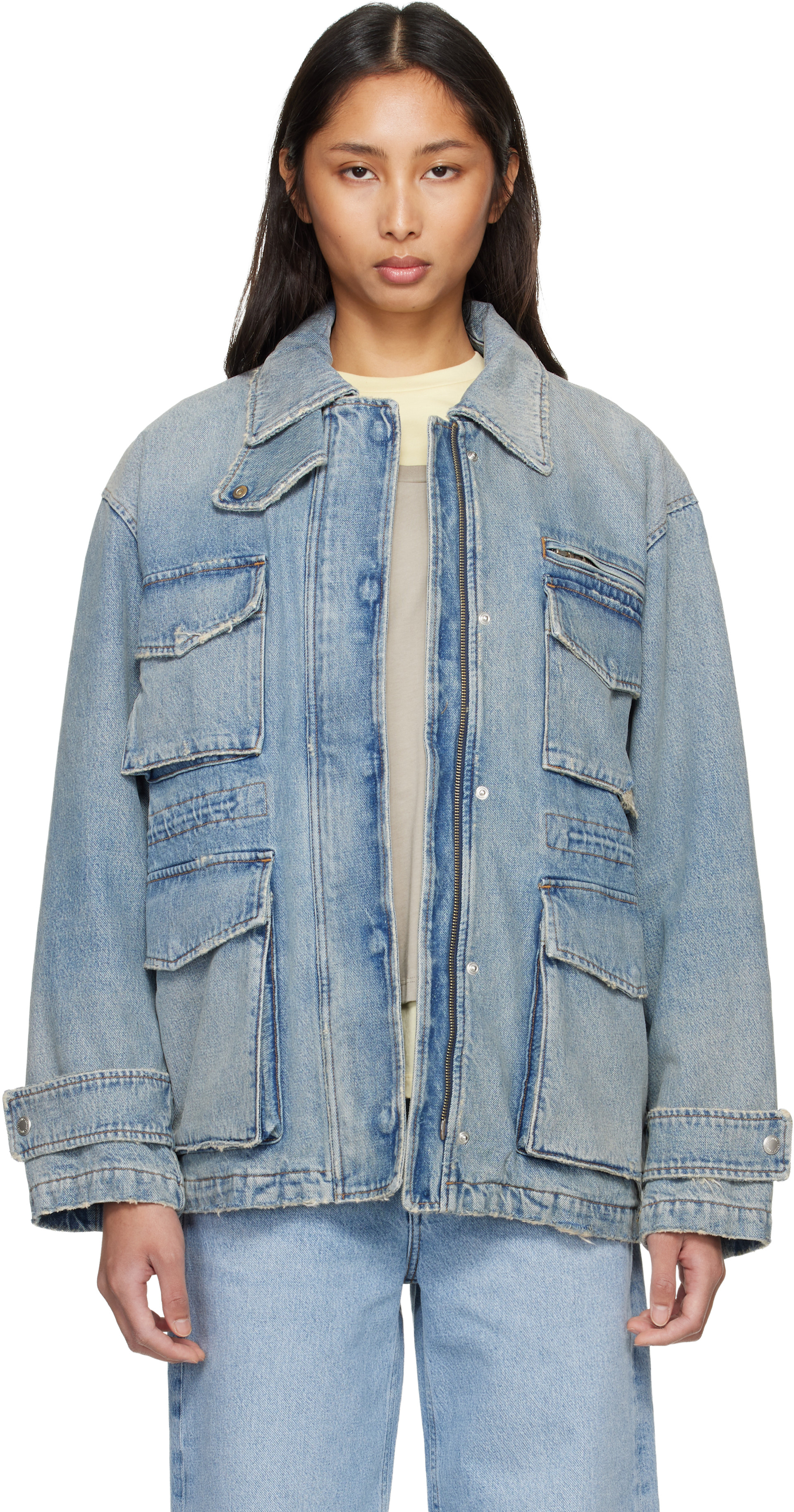 AGOLDE - Blue Aubrey Denim Jacket