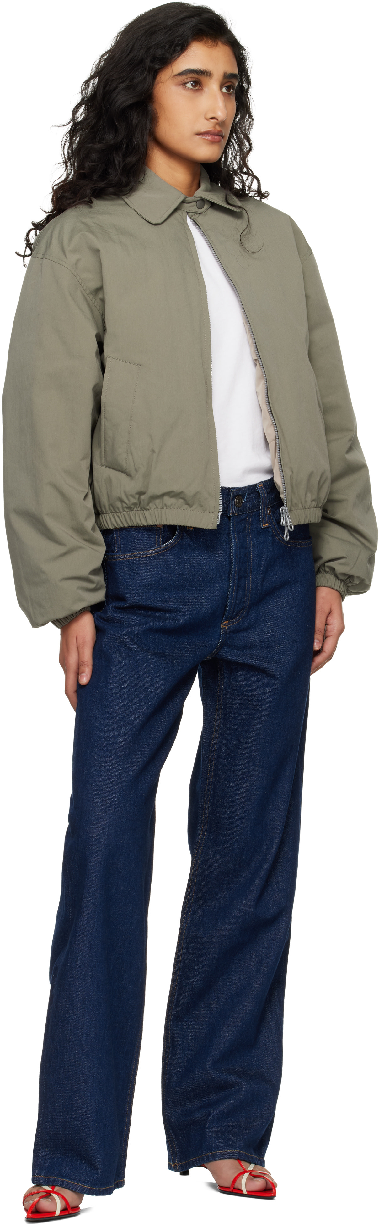 AGOLDE - Jean Arc bleu marine