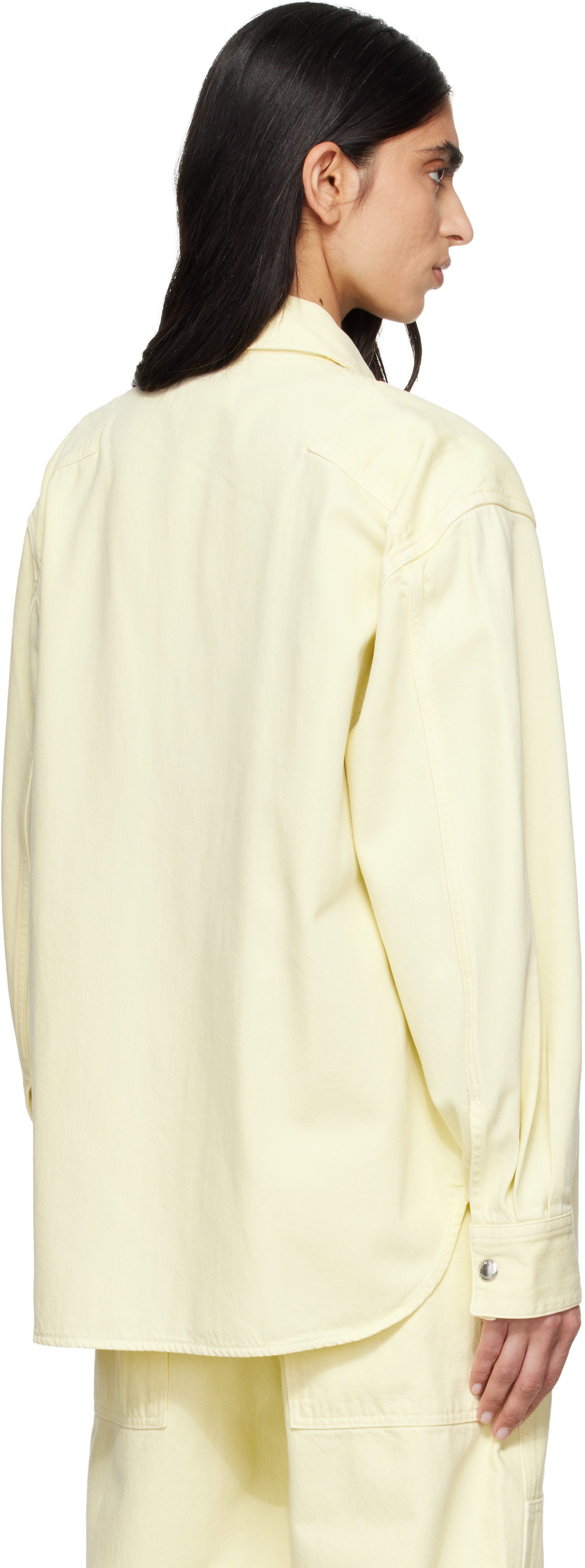AGOLDE - Chemise Laria jaune