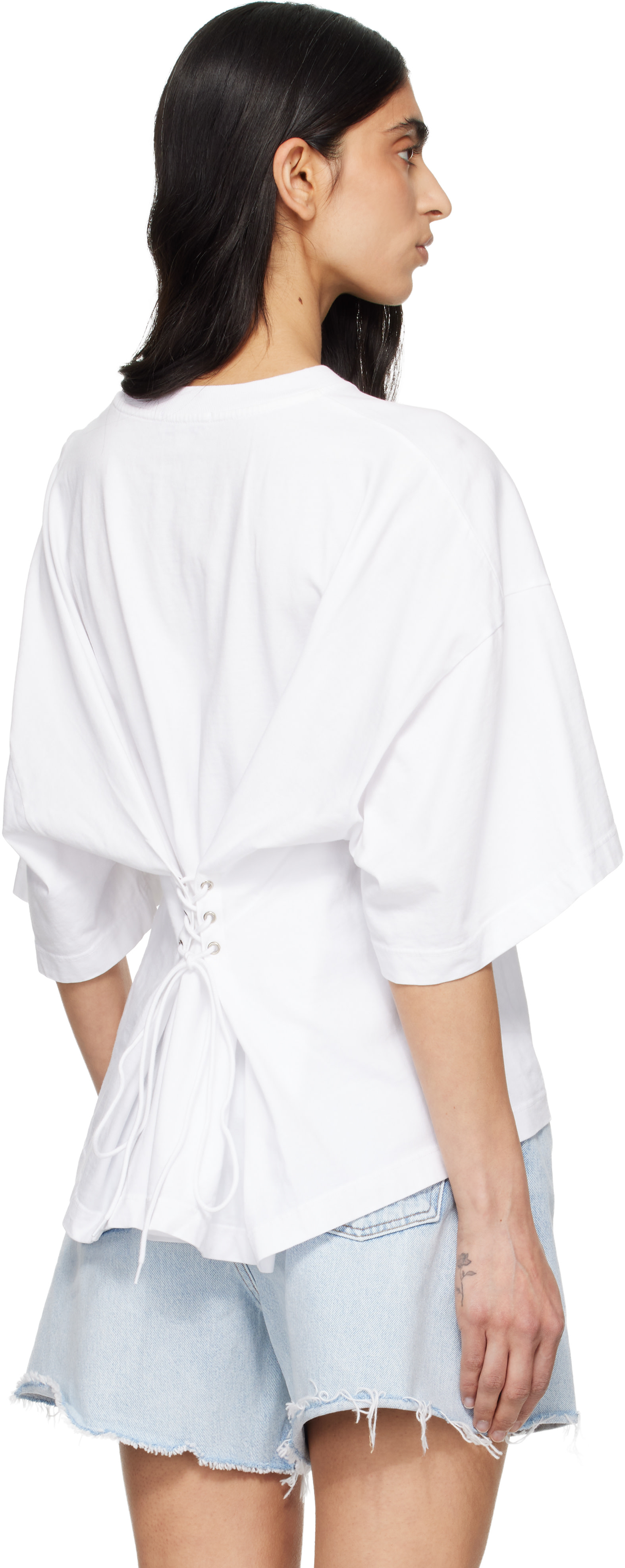 AGOLDE - T-shirt Ellery blanc
