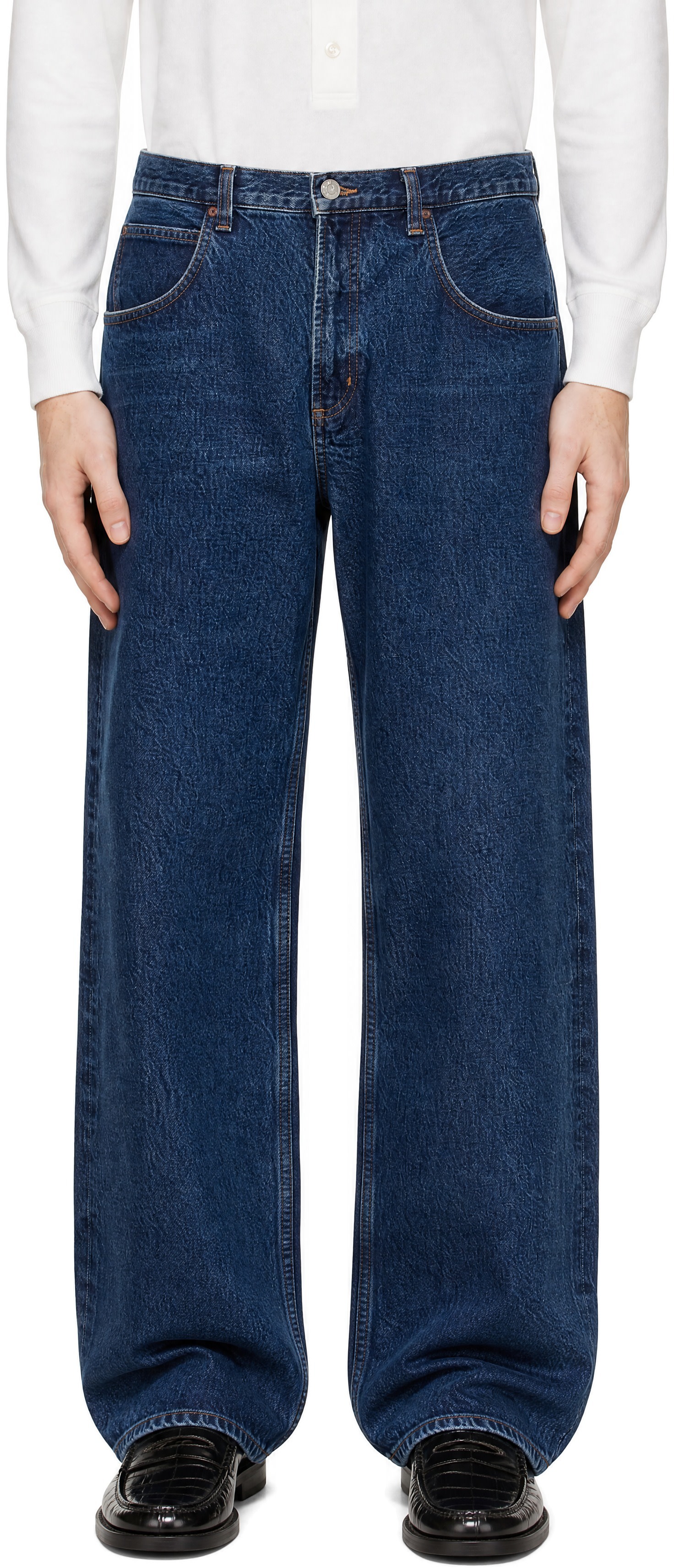 AGOLDE - Jean Fusion bleu