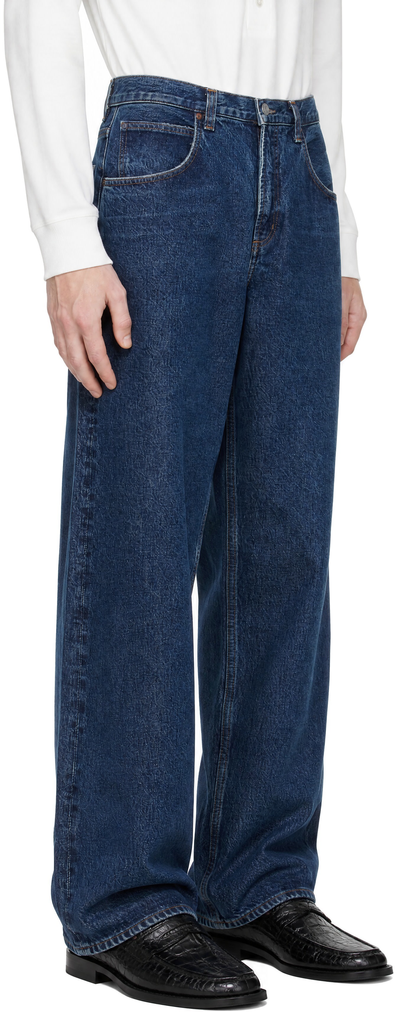 AGOLDE - Jean Fusion bleu
