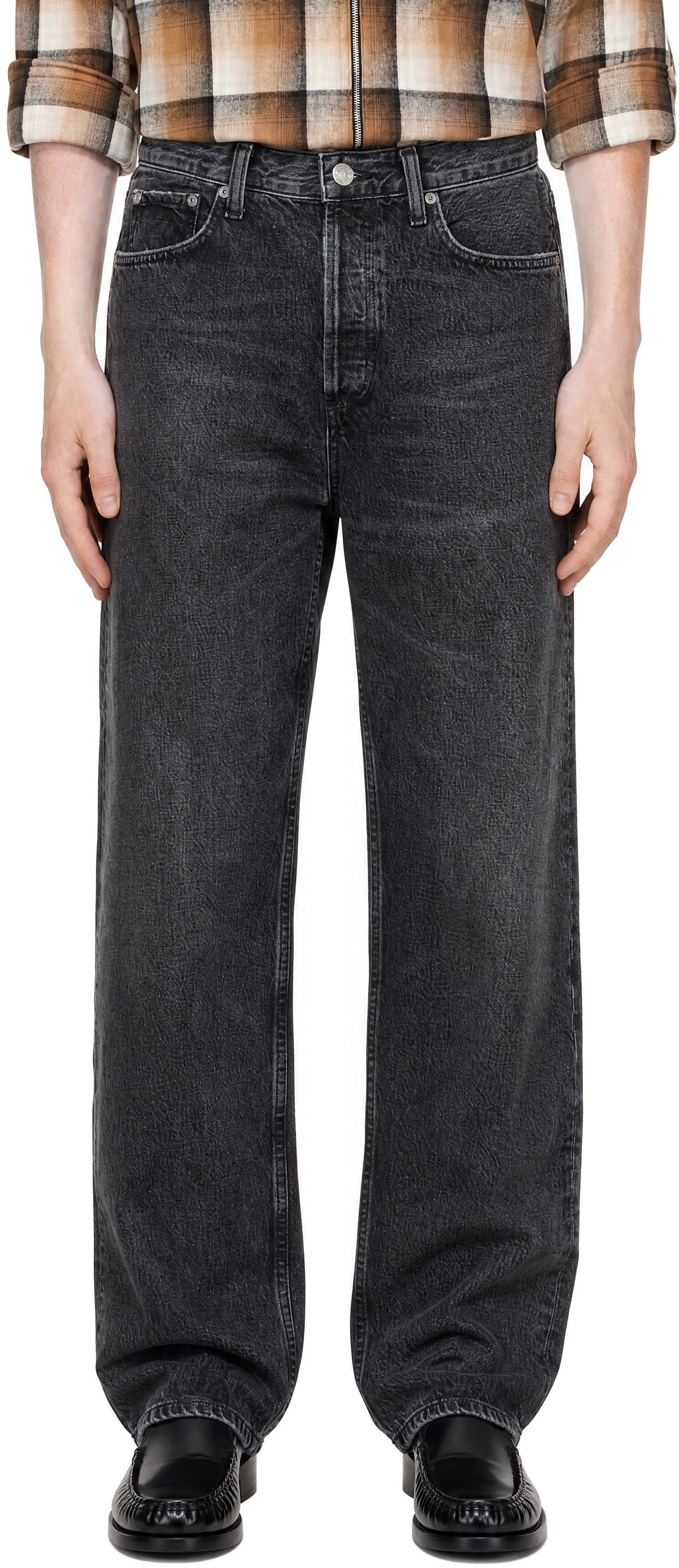 AGOLDE - Black Afton Jeans