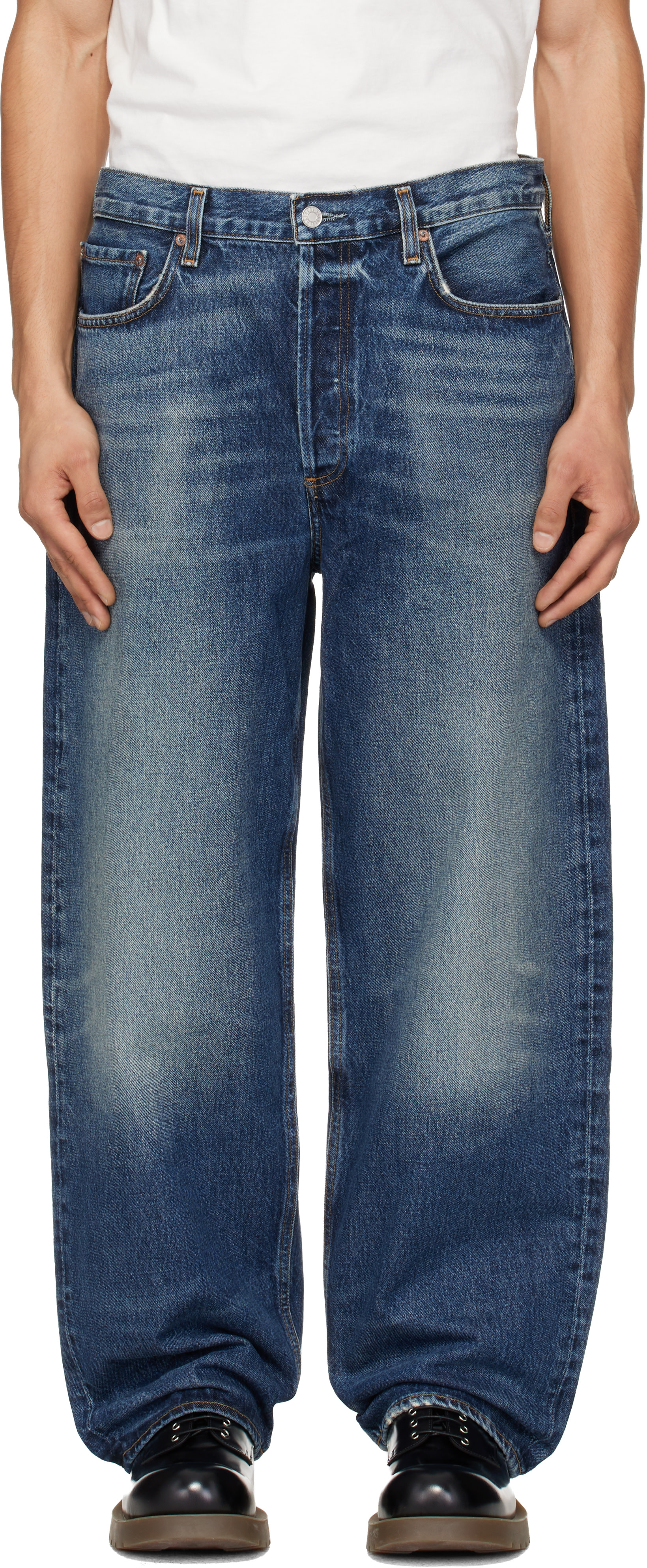 AGOLDE - Blue Deven Jeans