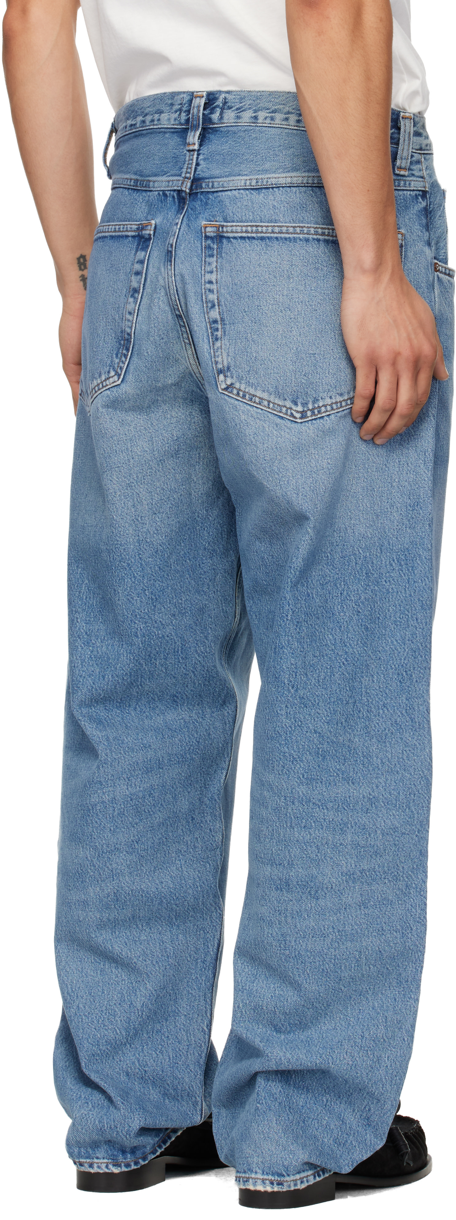 AGOLDE - Jean Fusion bleu