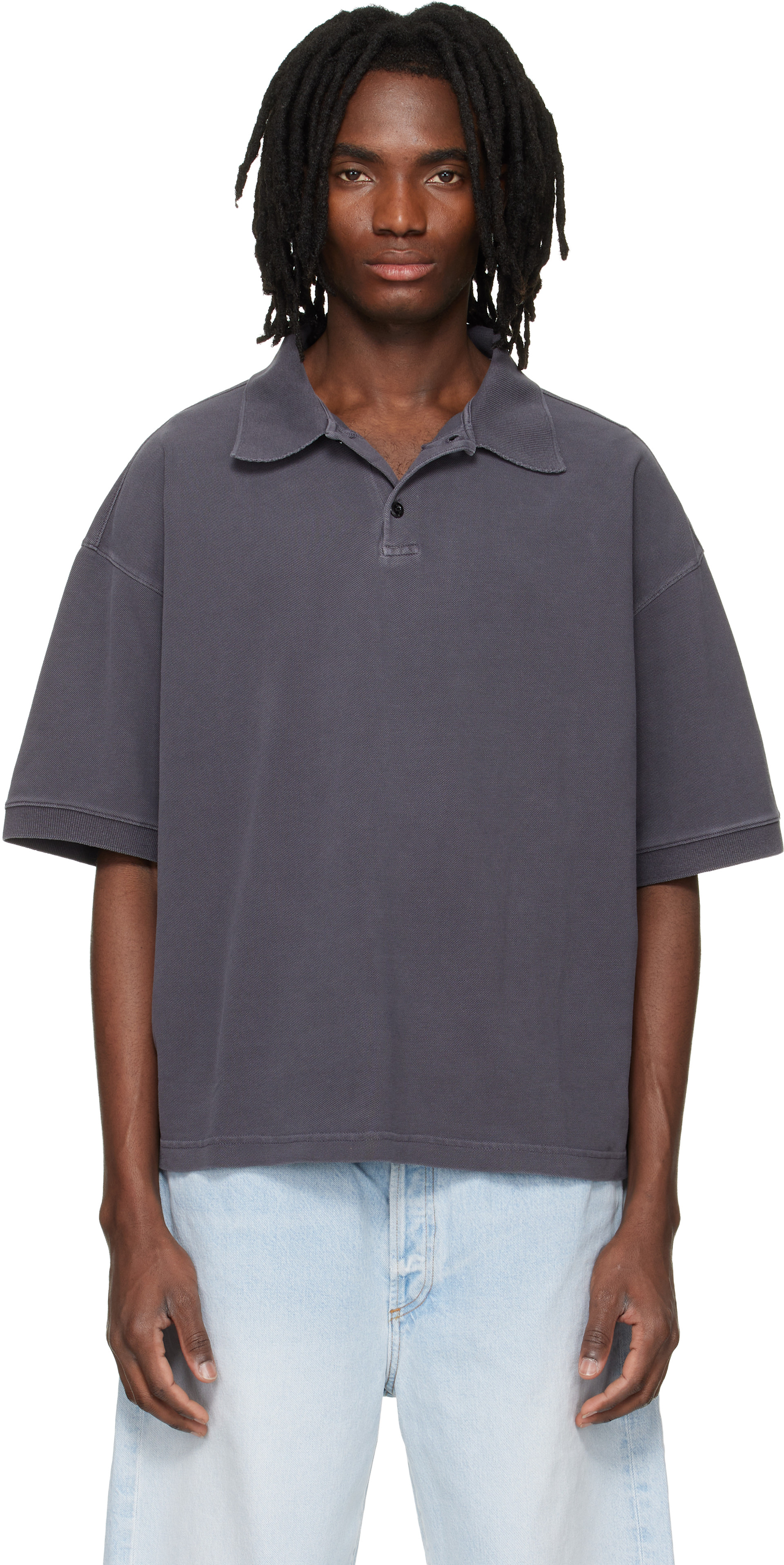 AGOLDE - Polo Curren gris