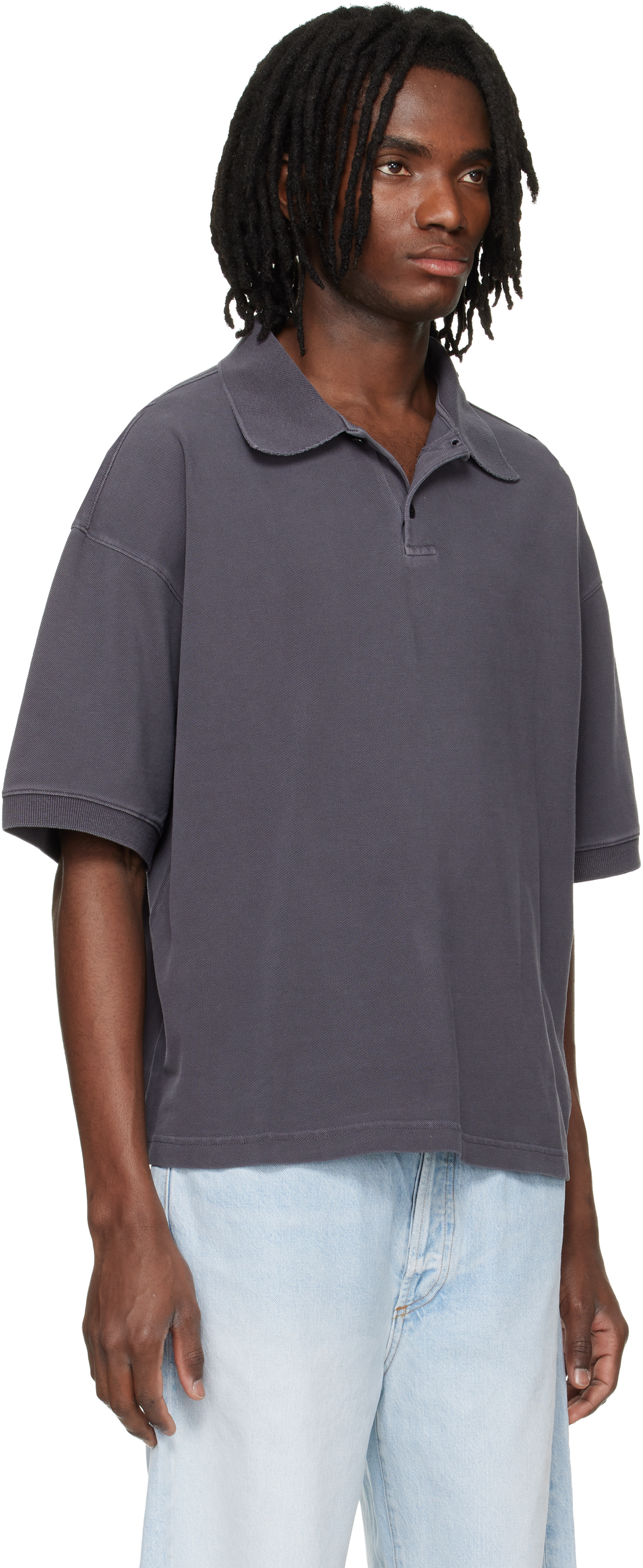 AGOLDE - Polo Curren gris