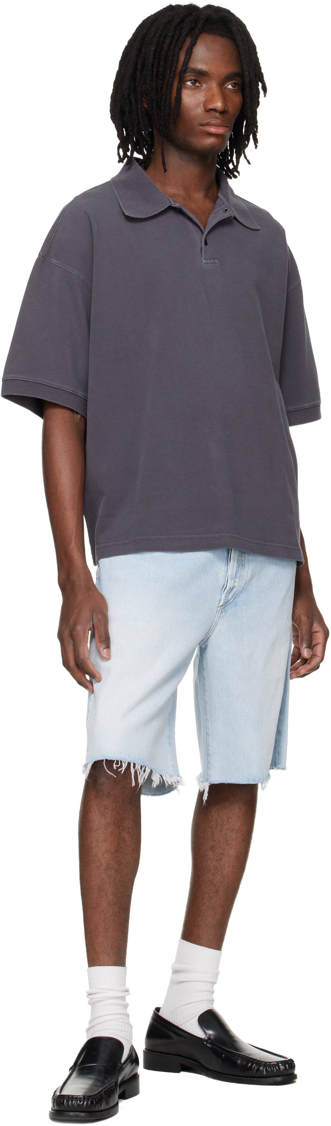 AGOLDE - Polo Curren gris