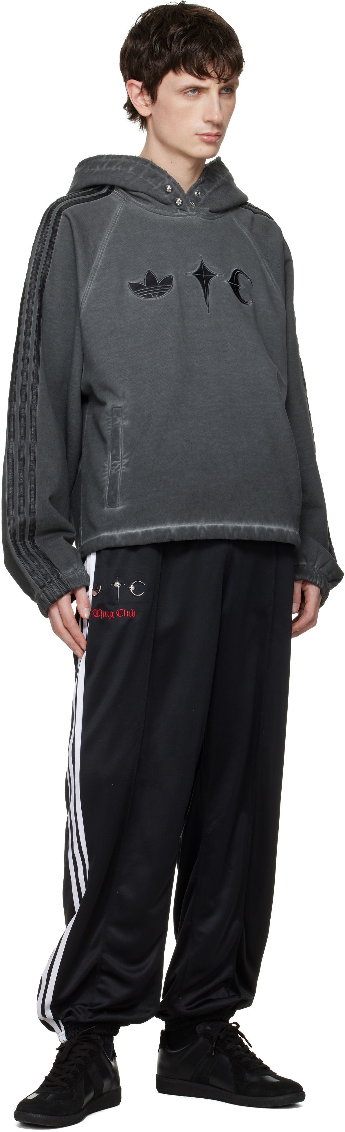 Thug Club: Black adidas Originals Edition TC SST Jogger Pants