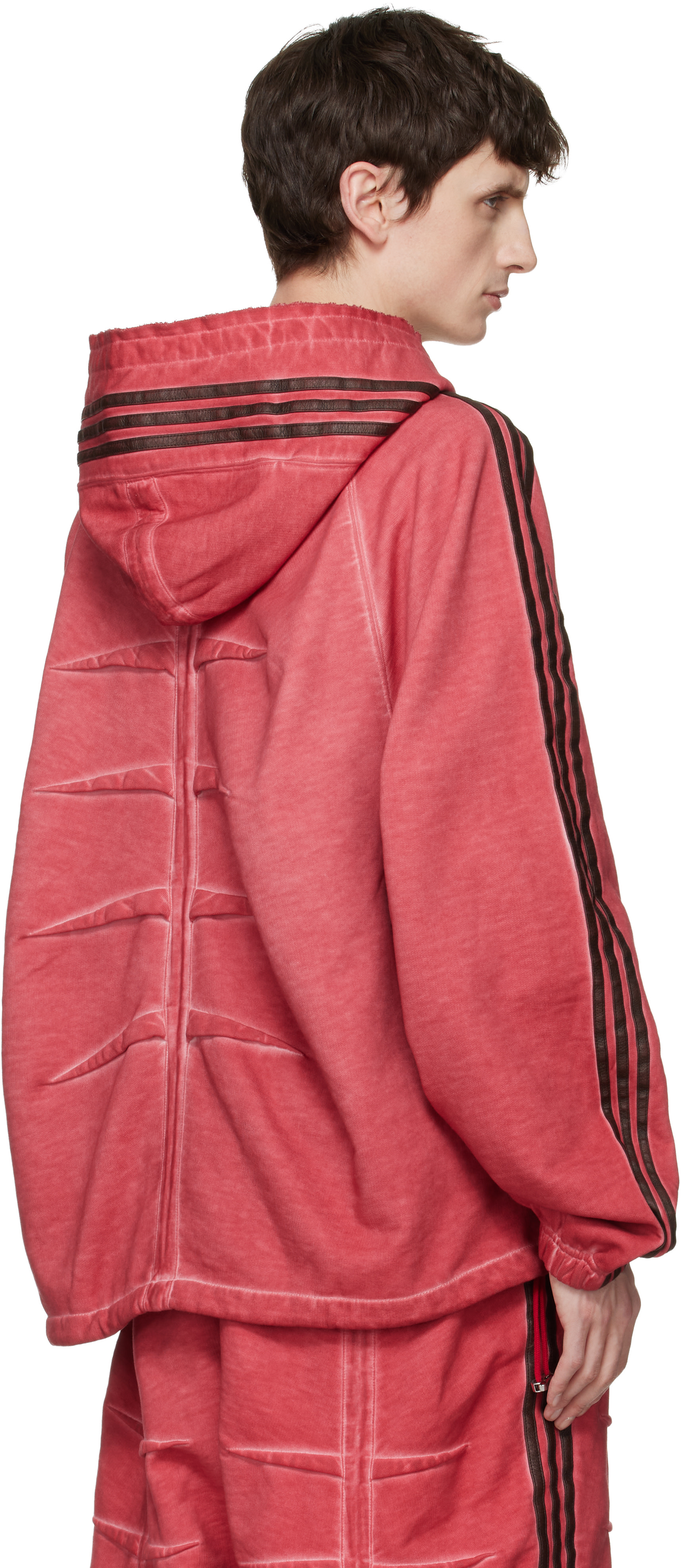 Thug Club: Red adidas Originals Edition TC Sweat HD Hoodie 