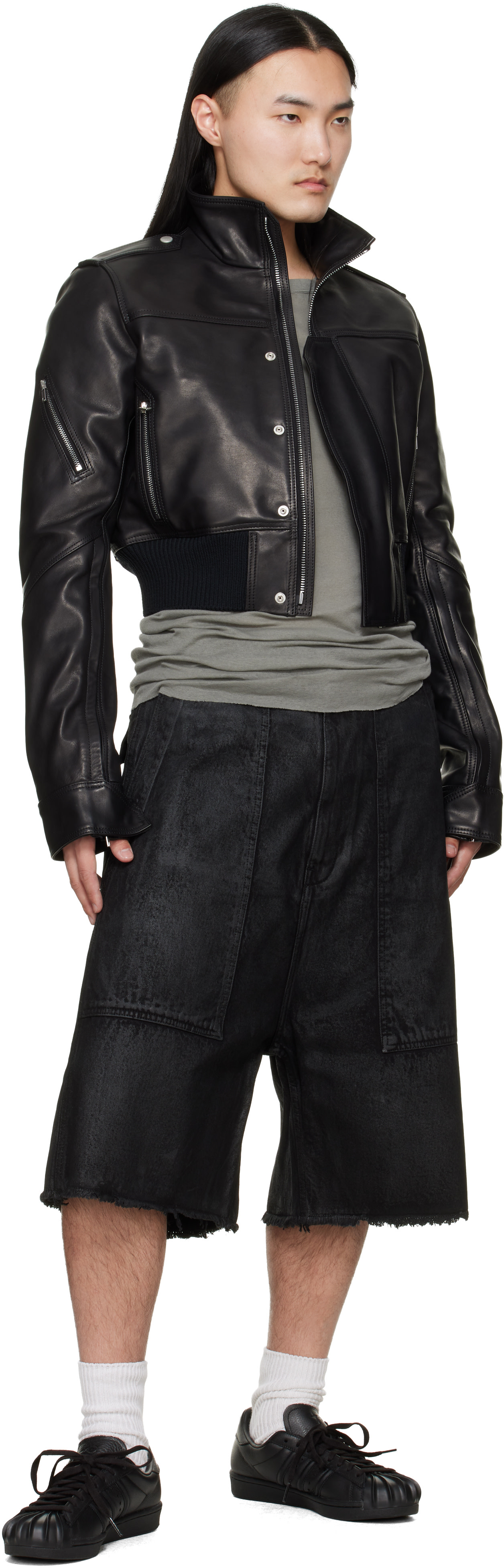 Thug Club: Black adidas Originals Edition Superstar Vintage