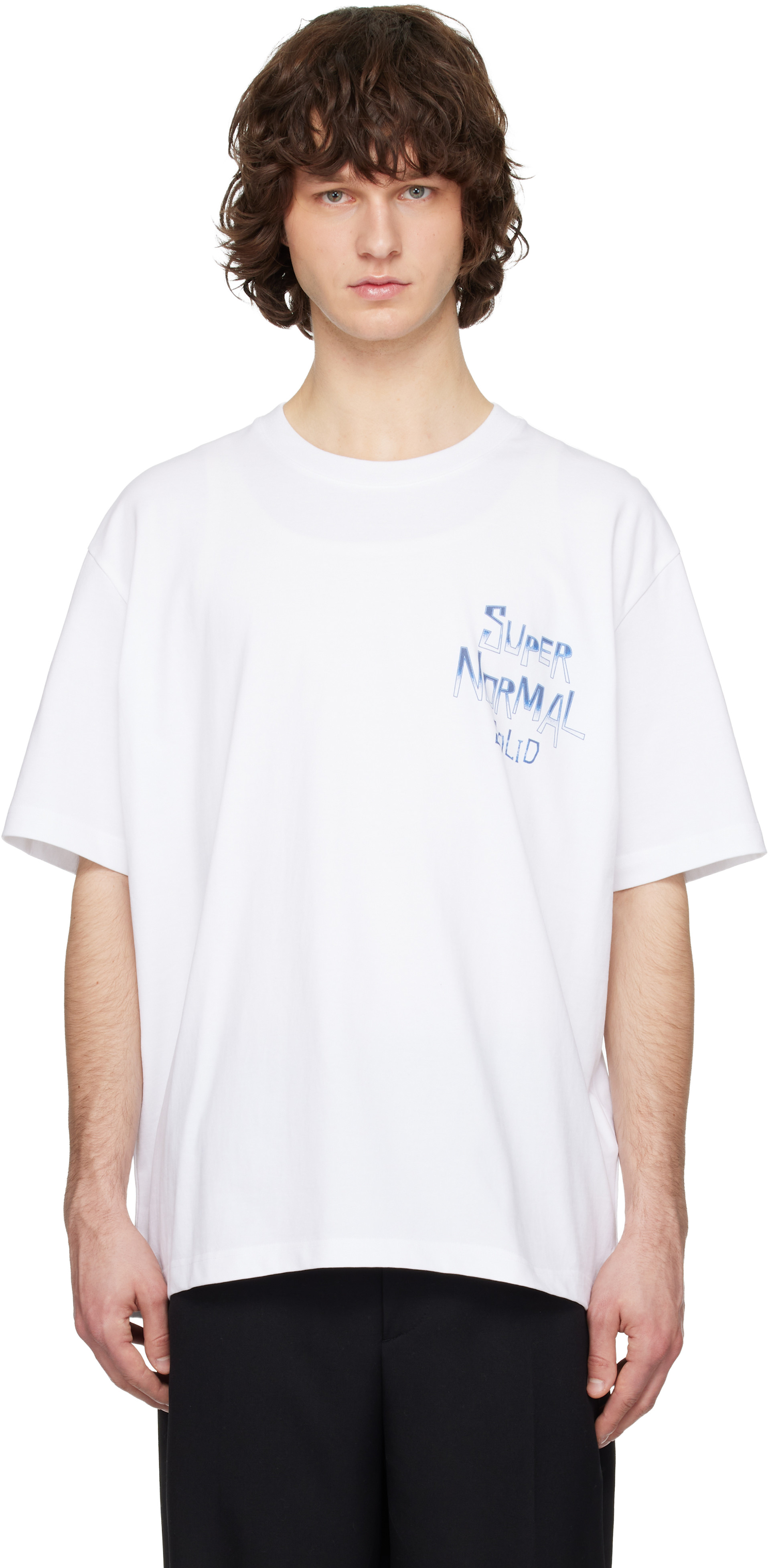Solid Homme - T-shirt Common Object blanc