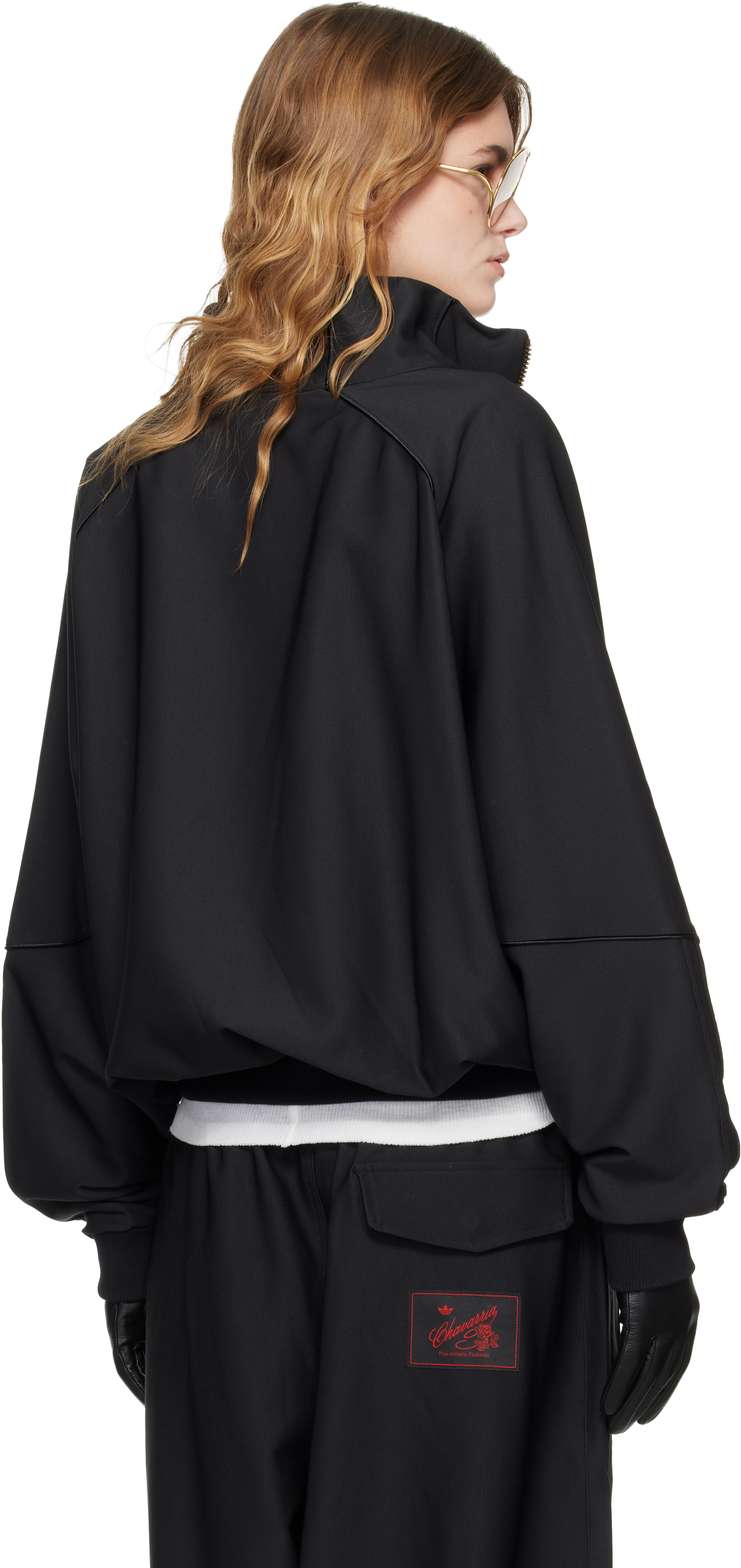 WILLY CHAVARRIA: ブラック adidas Originalsエディション Dress Twill