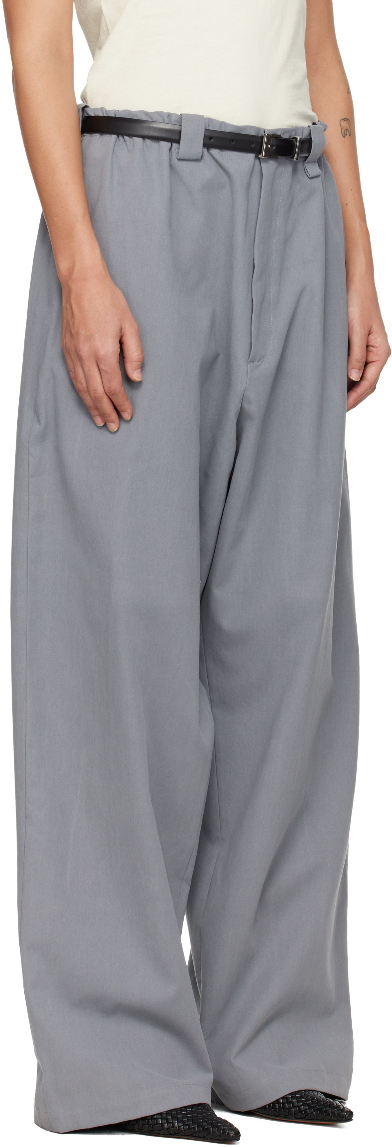 WILLY CHAVARRIA - Pantalon Toluca gris