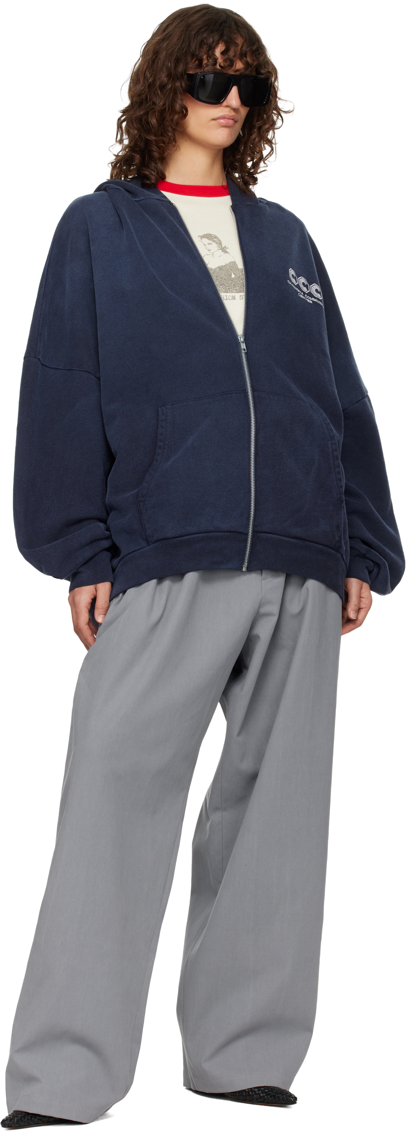 WILLY CHAVARRIA - Pantalon Toluca gris