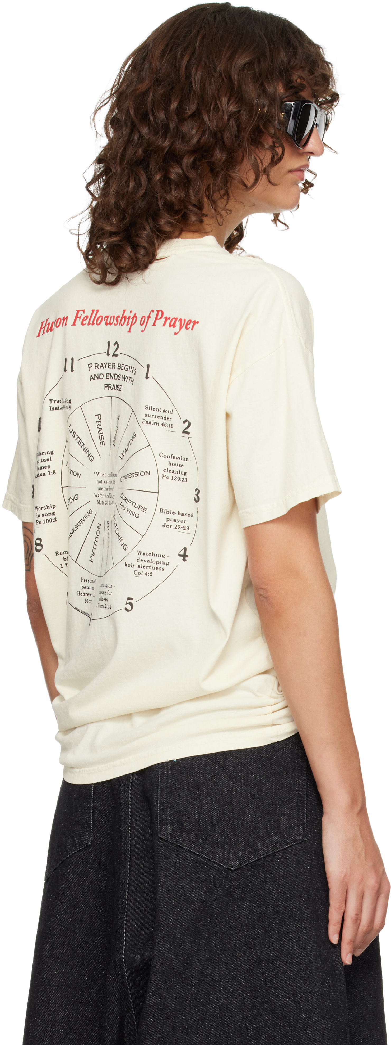 WILLY CHAVARRIA - Off-White 'Keep Praying Bitches' Easy T-shirt