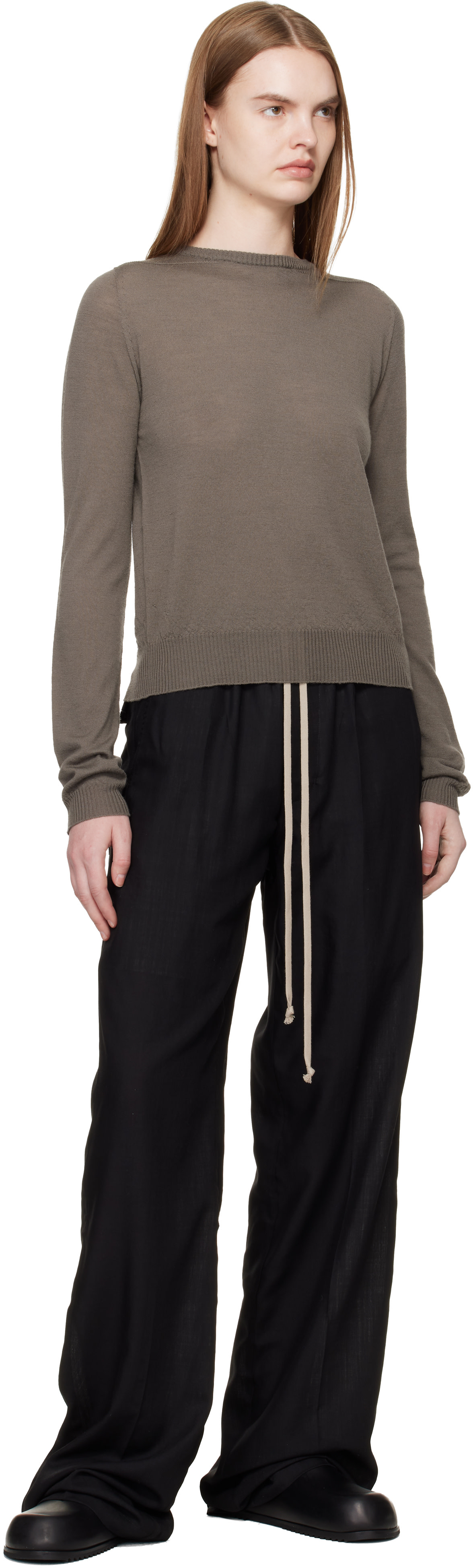 Rick Owens: Black Temple Mule Granola Loafers | SSENSE