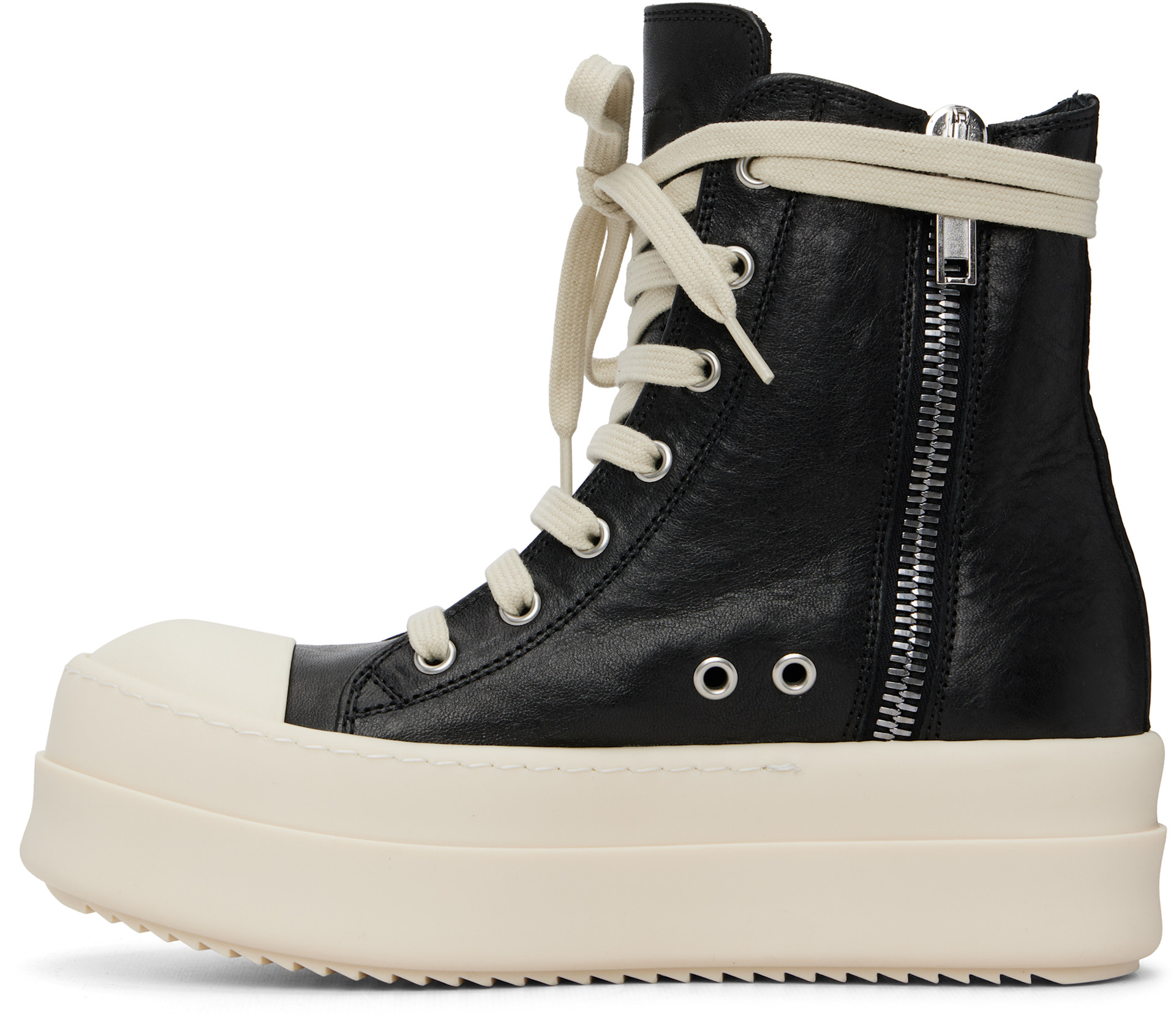 Rick Owens: ブラック Temple Mega Bumper スニーカー | SSENSE 日本