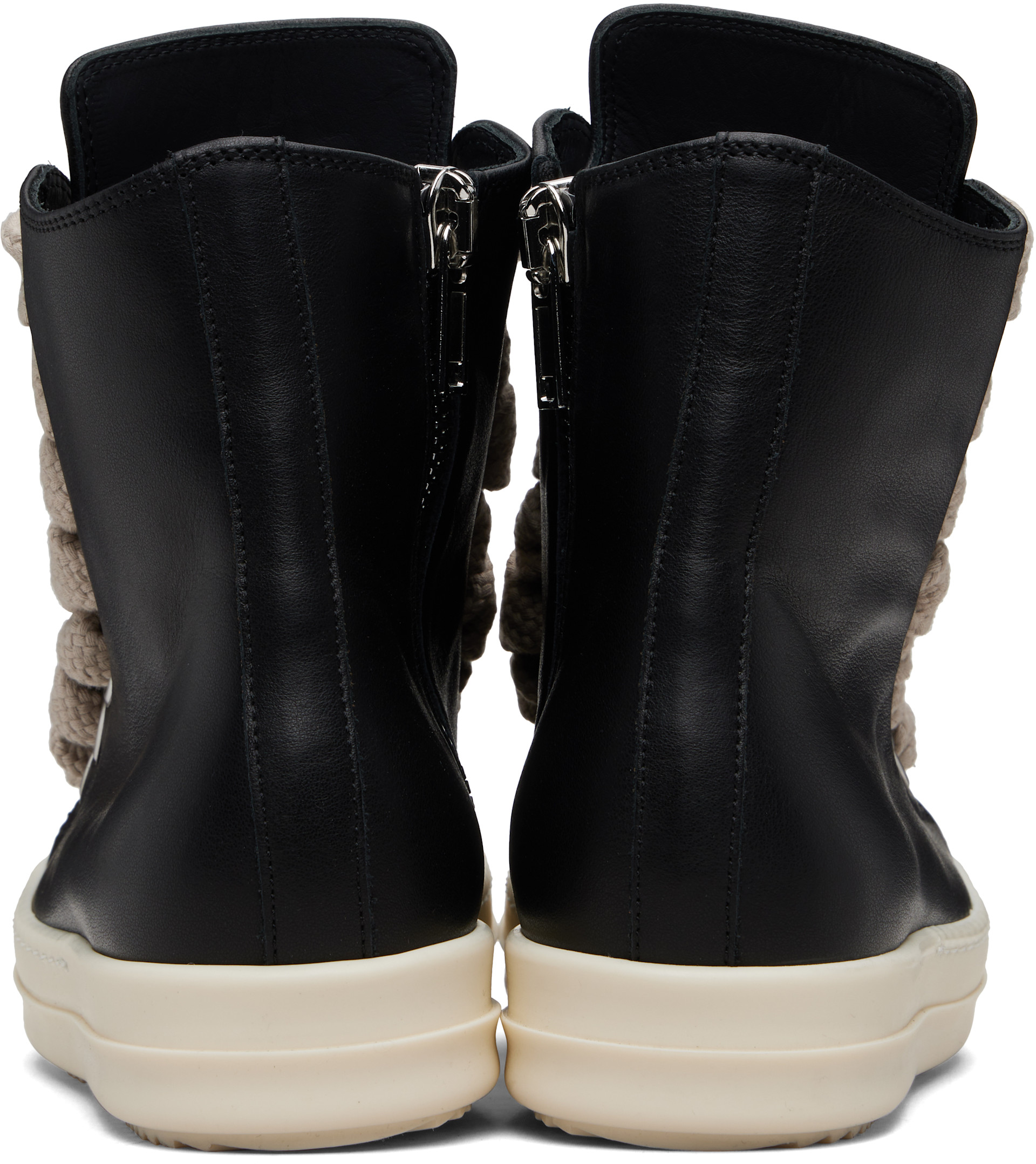 Rick owensリックオウエンス Jumbolace black 値段交渉可 RICK OWENS | JUMBOLACED PADDED HI SNEAKERS