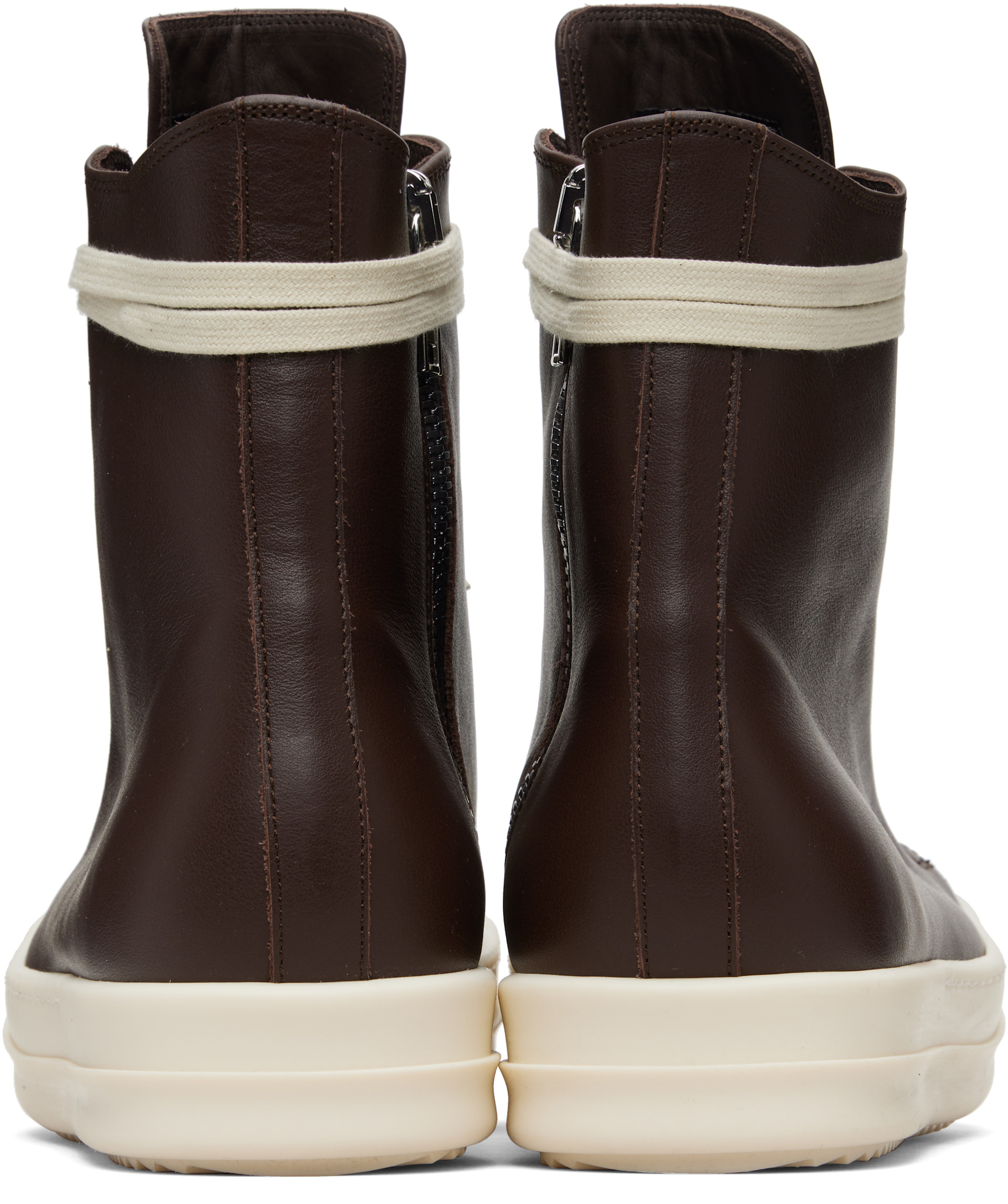 Rick Owens - Baskets brunes - Temple