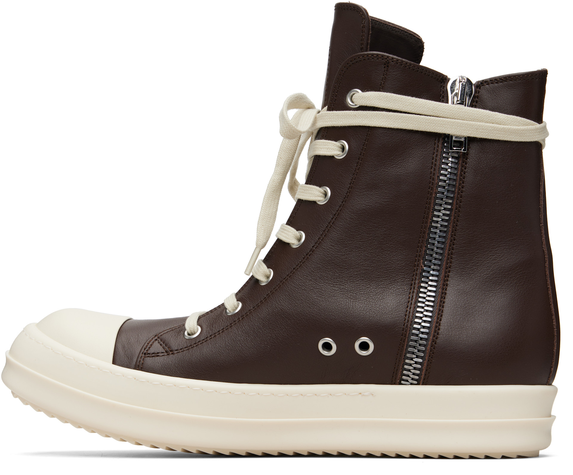 Rick Owens - Baskets brunes - Temple