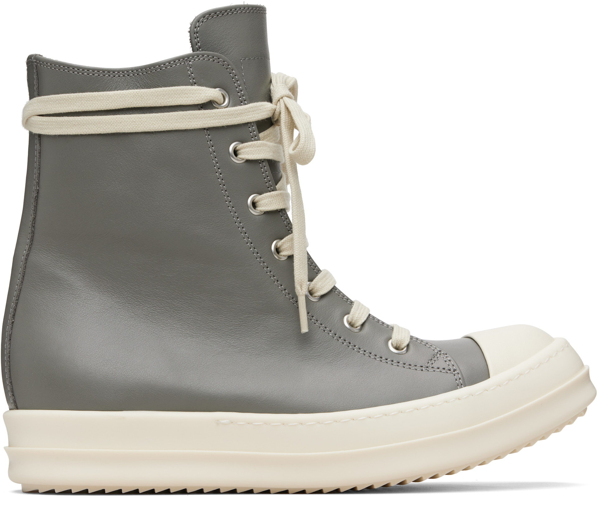 Rick Owens - Baskets grises - Temple
