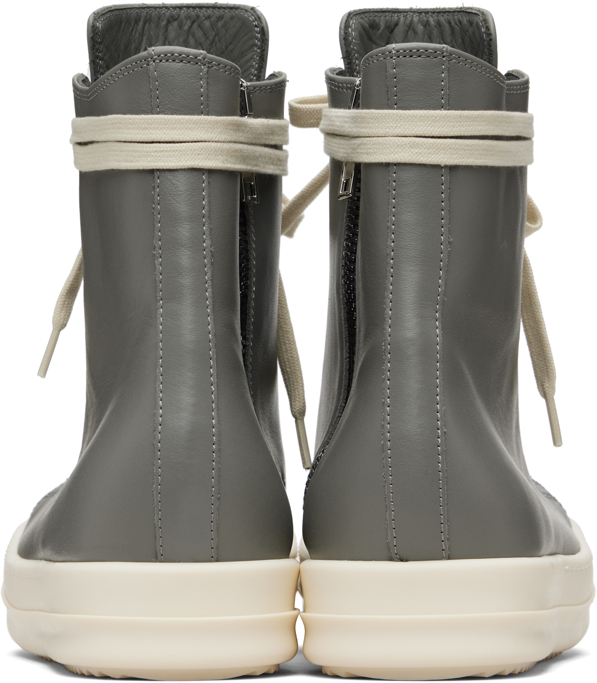 Rick Owens - Baskets grises - Temple