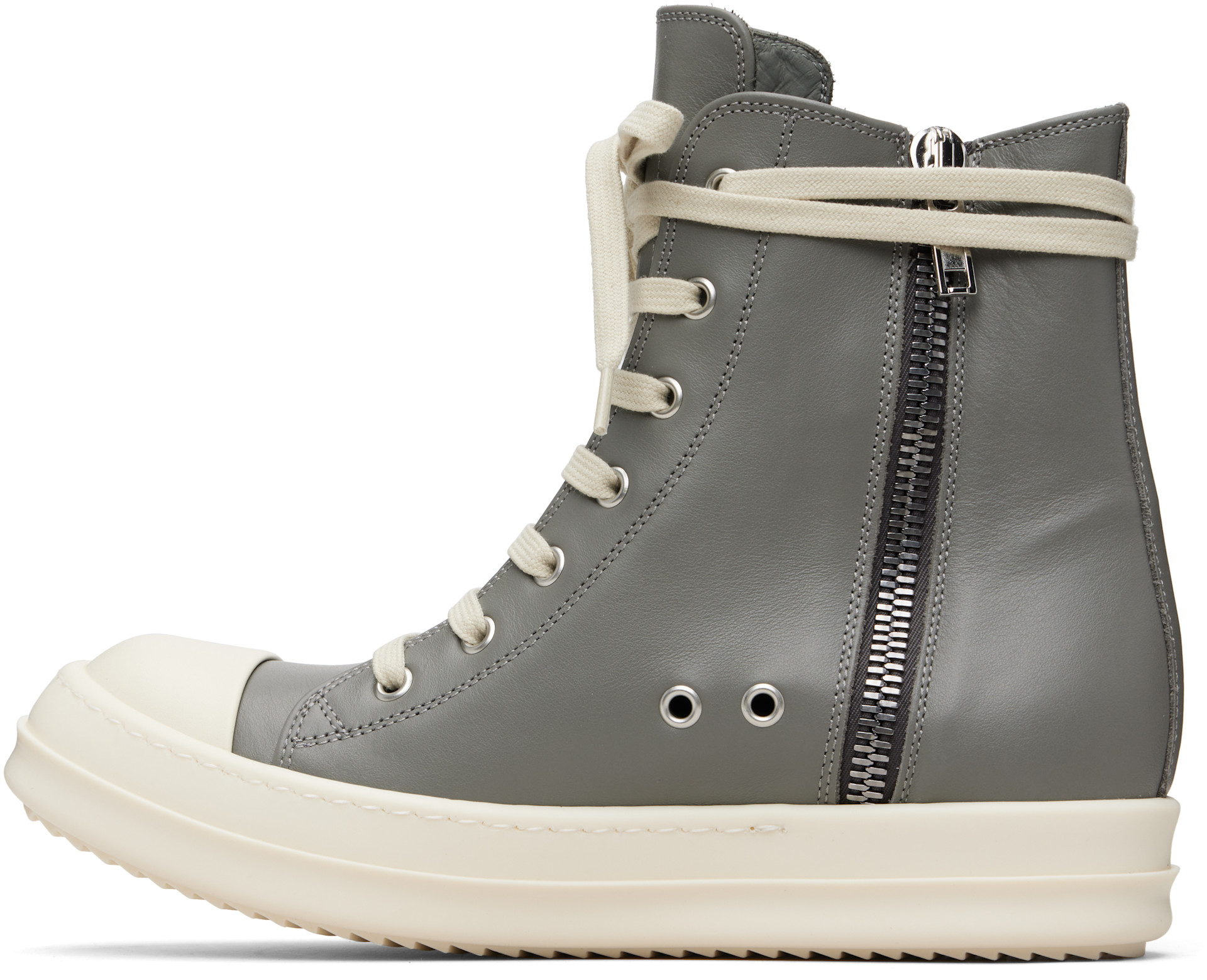 Rick Owens - Baskets grises - Temple