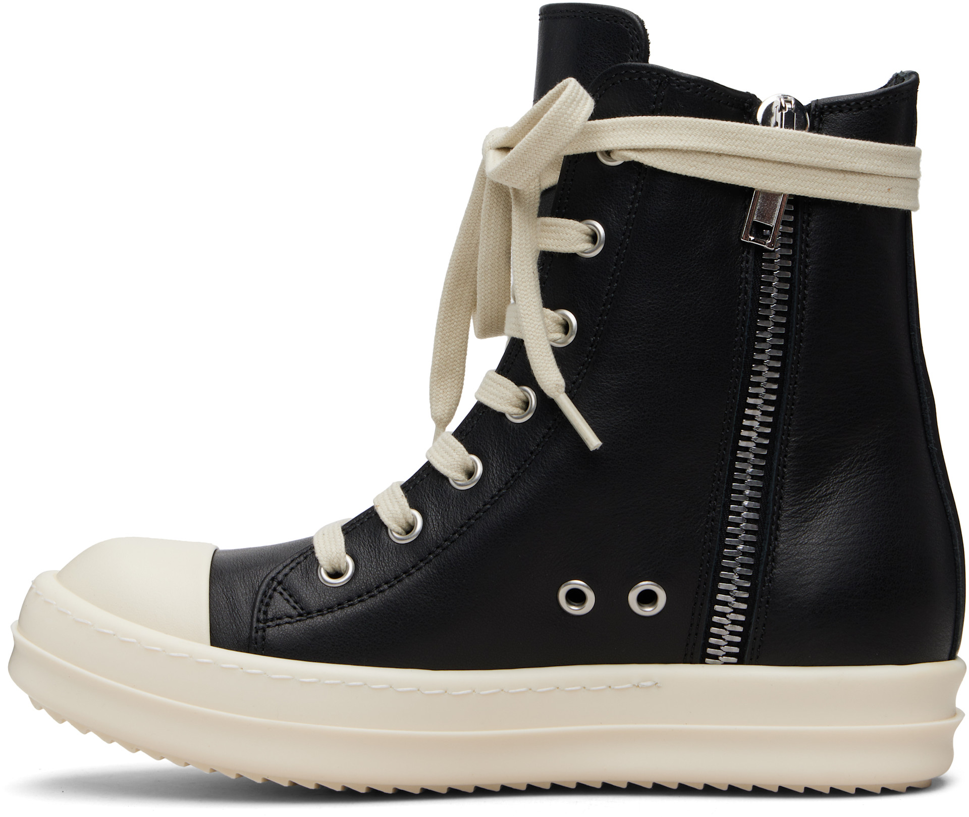 Rick Owens - Baskets noires - Temple