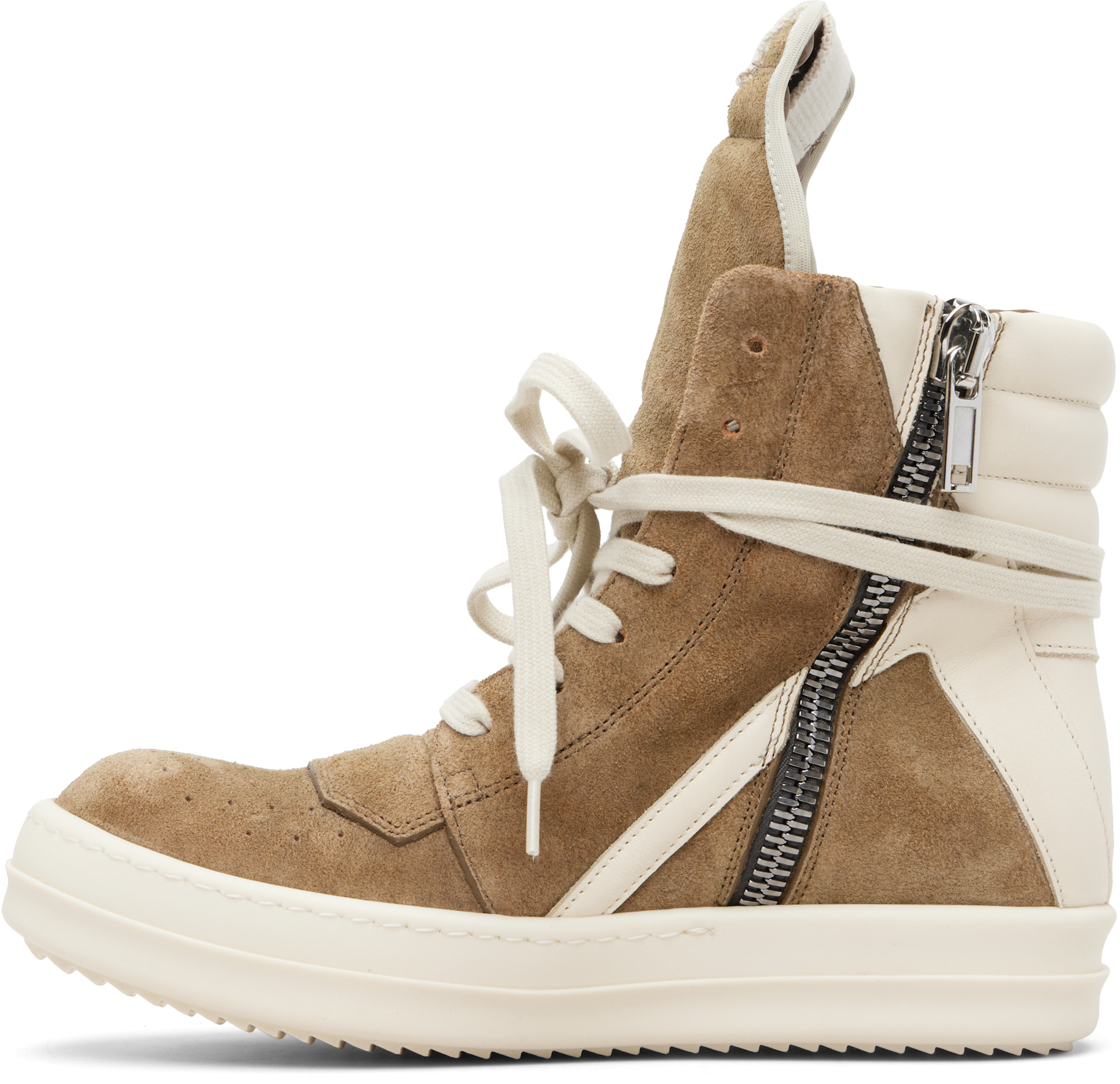 Rick Owens - Baskets Geobasket beiges - Temple