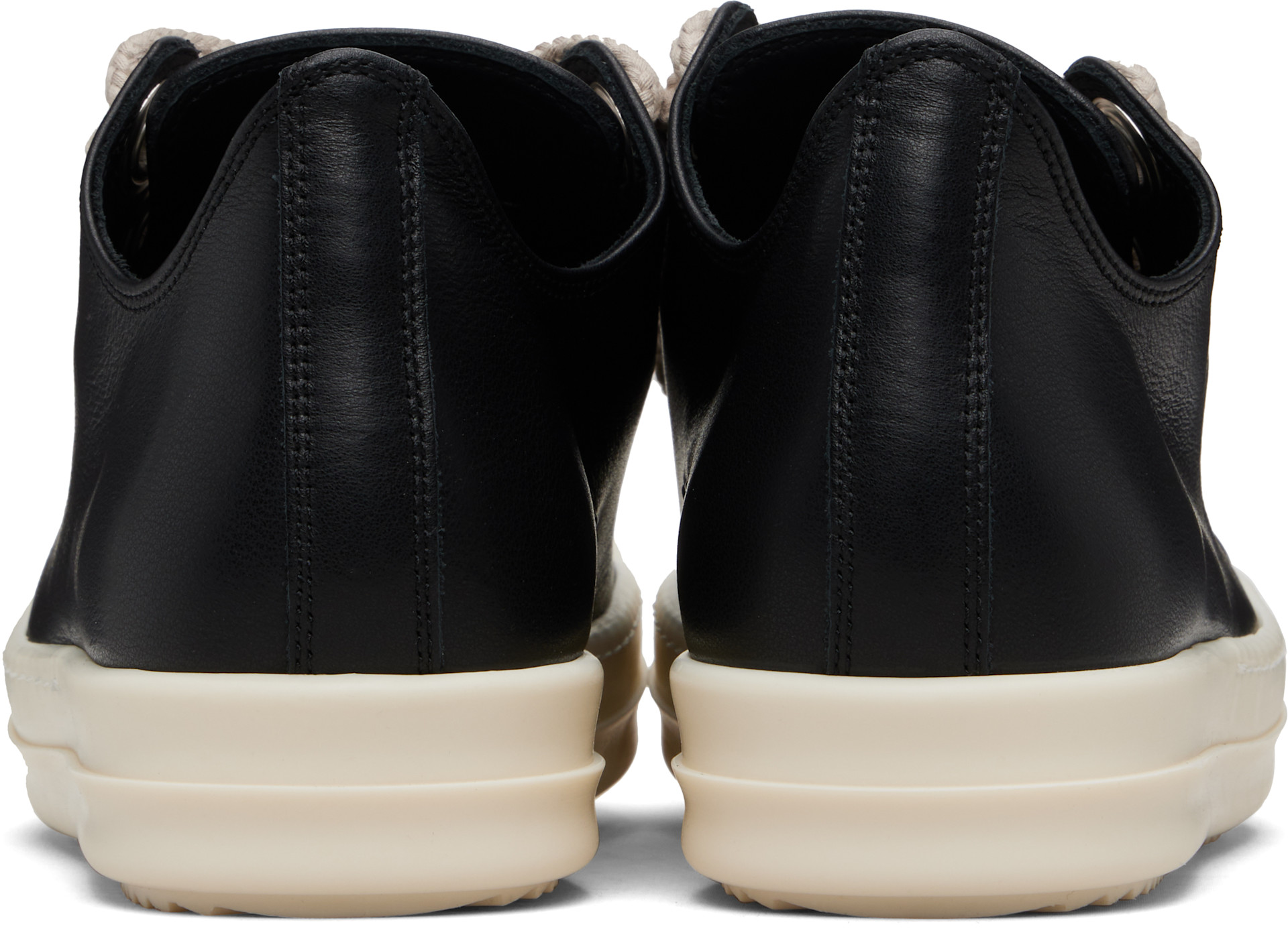 Ekam 風 asymmetry leather rick owens RICK OWENS LEATHER VINTAGE SNEAKS VANS SNEAKERS FW23 LUXOR