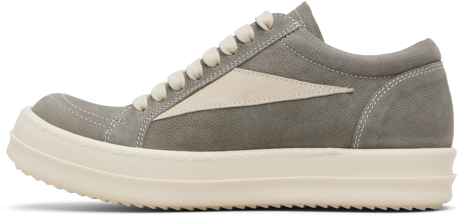 Rick Owens - Baskets rétro kaki - Temple