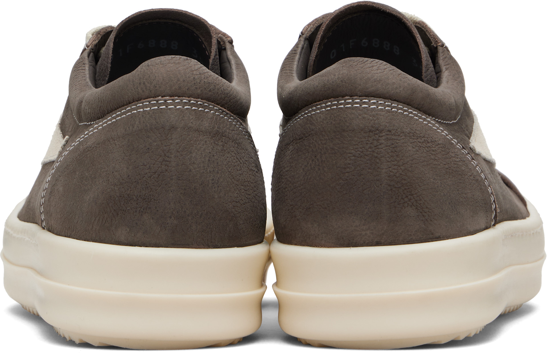 Rick Owens - Baskets rétro grises - Temple