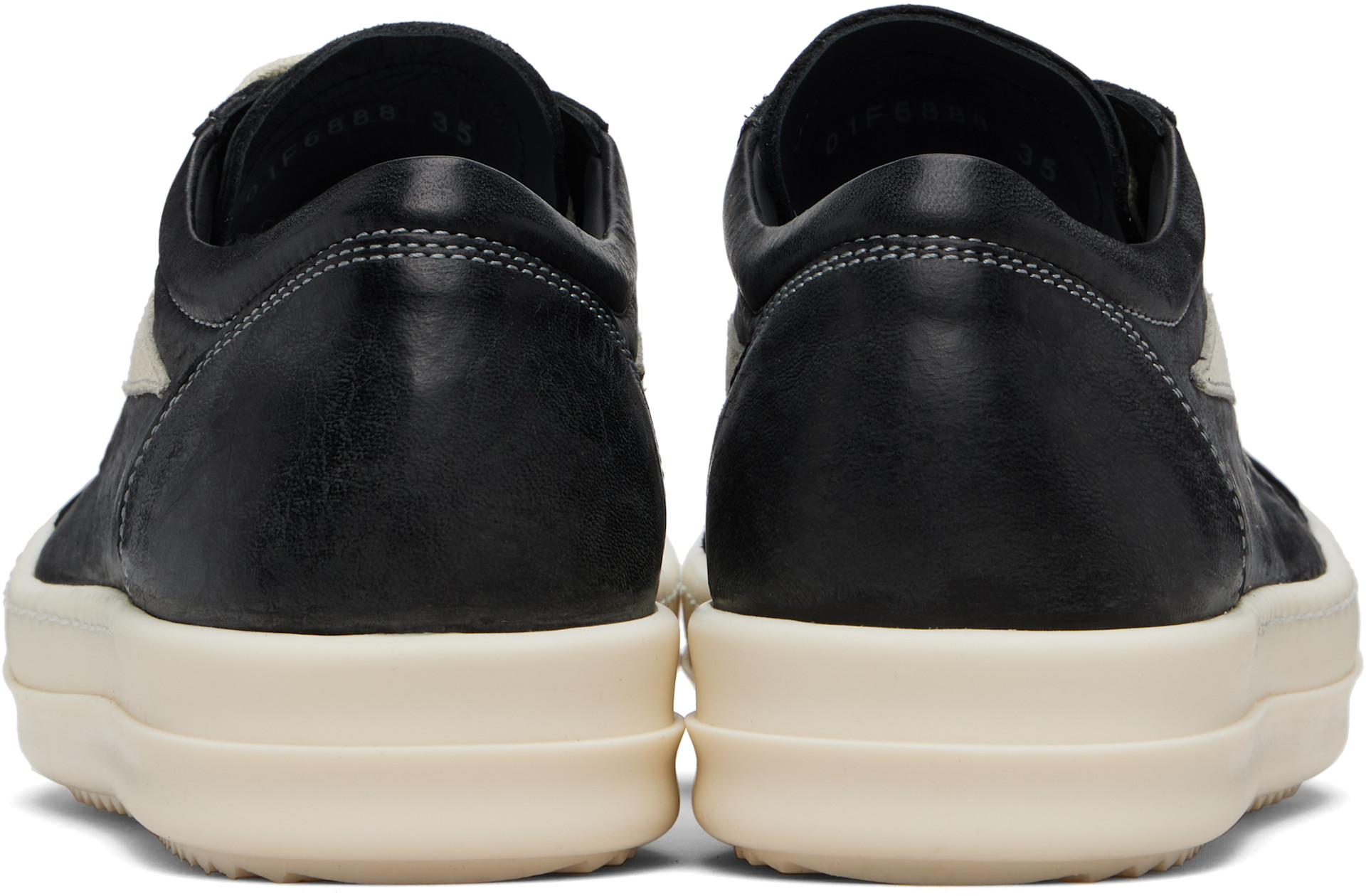 Rick Owens: Black Temple Vintage Sneakers | SSENSE Canada