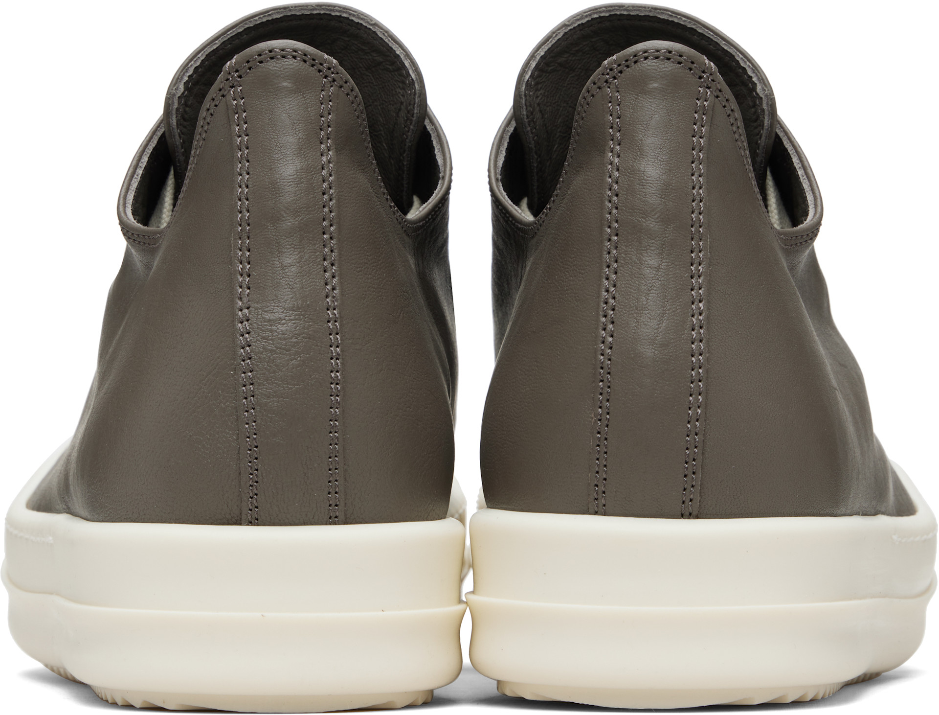 Rick Owens - Baskets basses grises - Temple