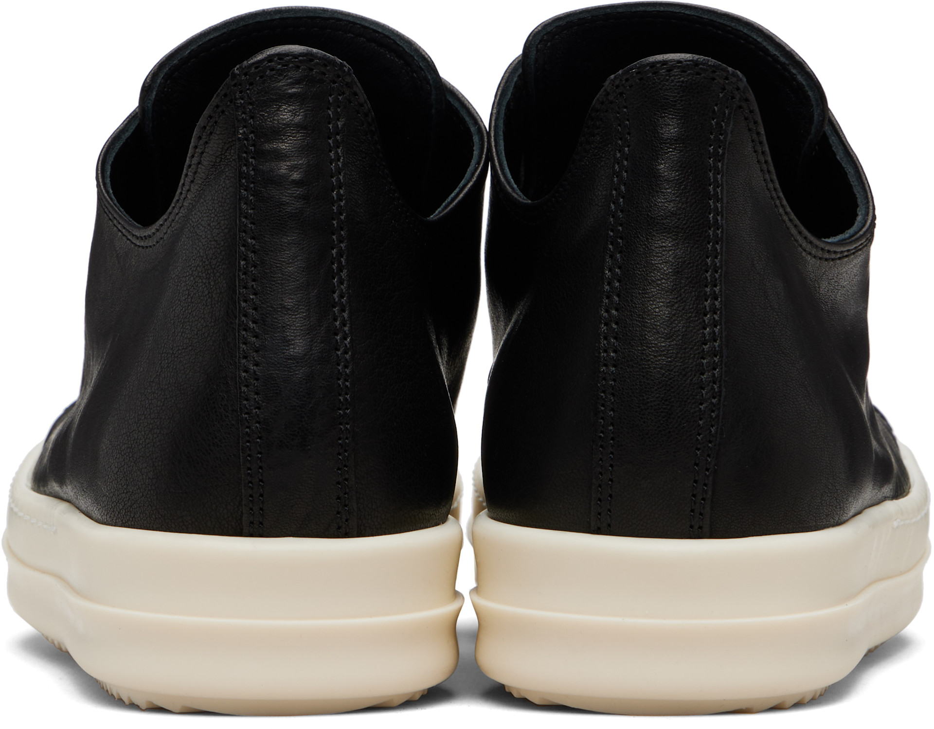 Rick Owens - Baskets basses noires - Temple