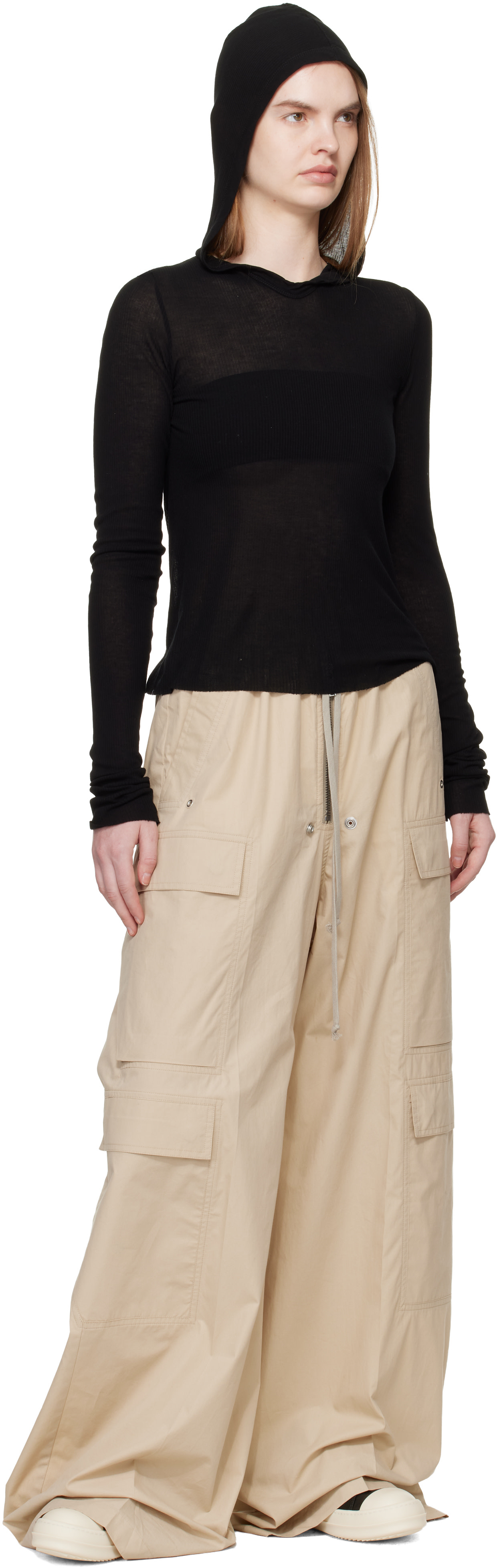 Rick Owens - Baskets basses noires - Temple