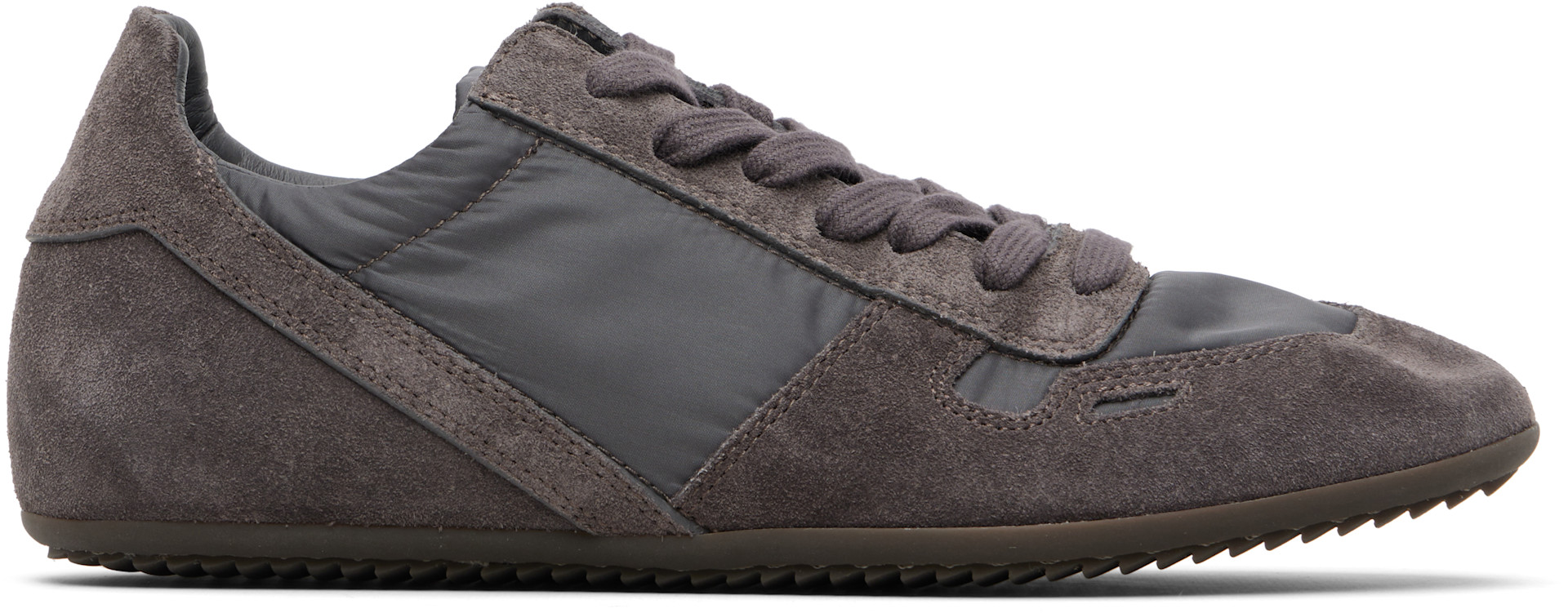 Rick Owens - Baskets grises - Temple